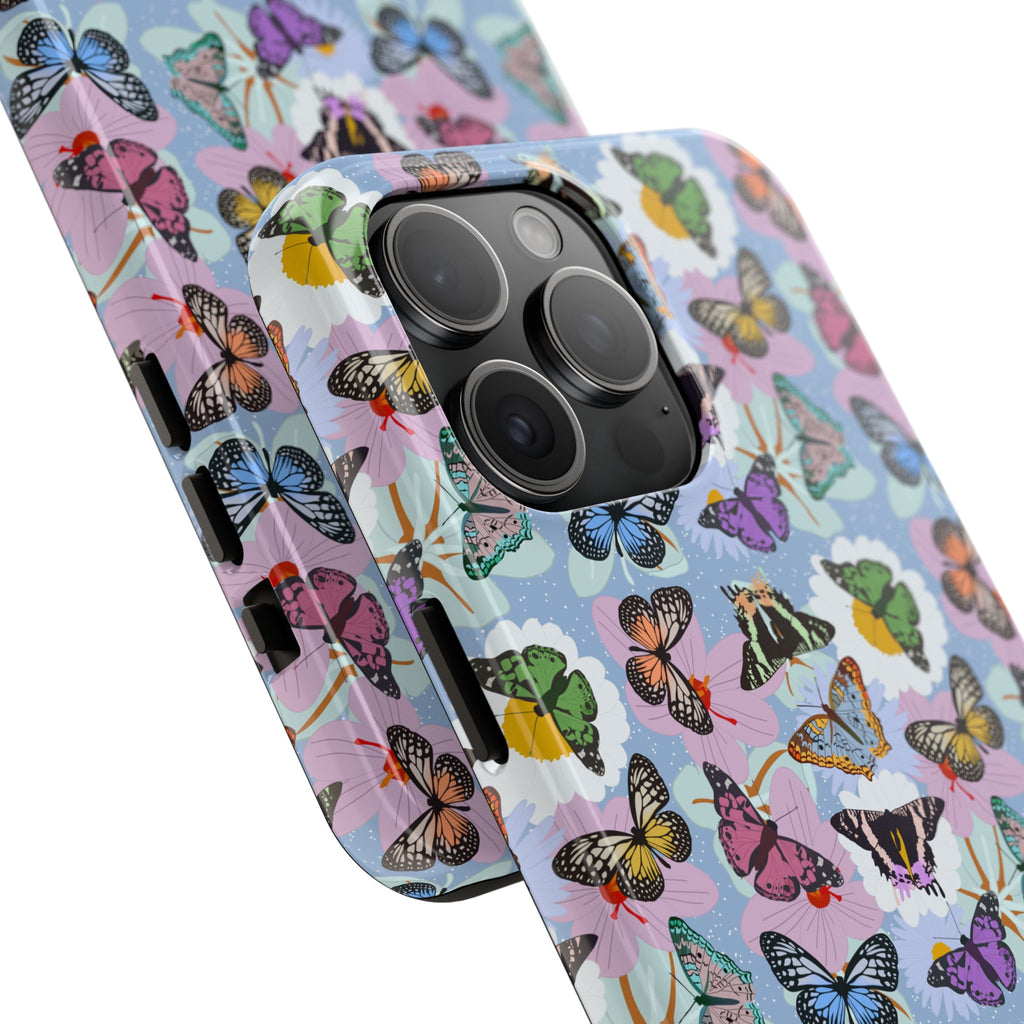 Tough Phone Cases - Butterflies and Flowers