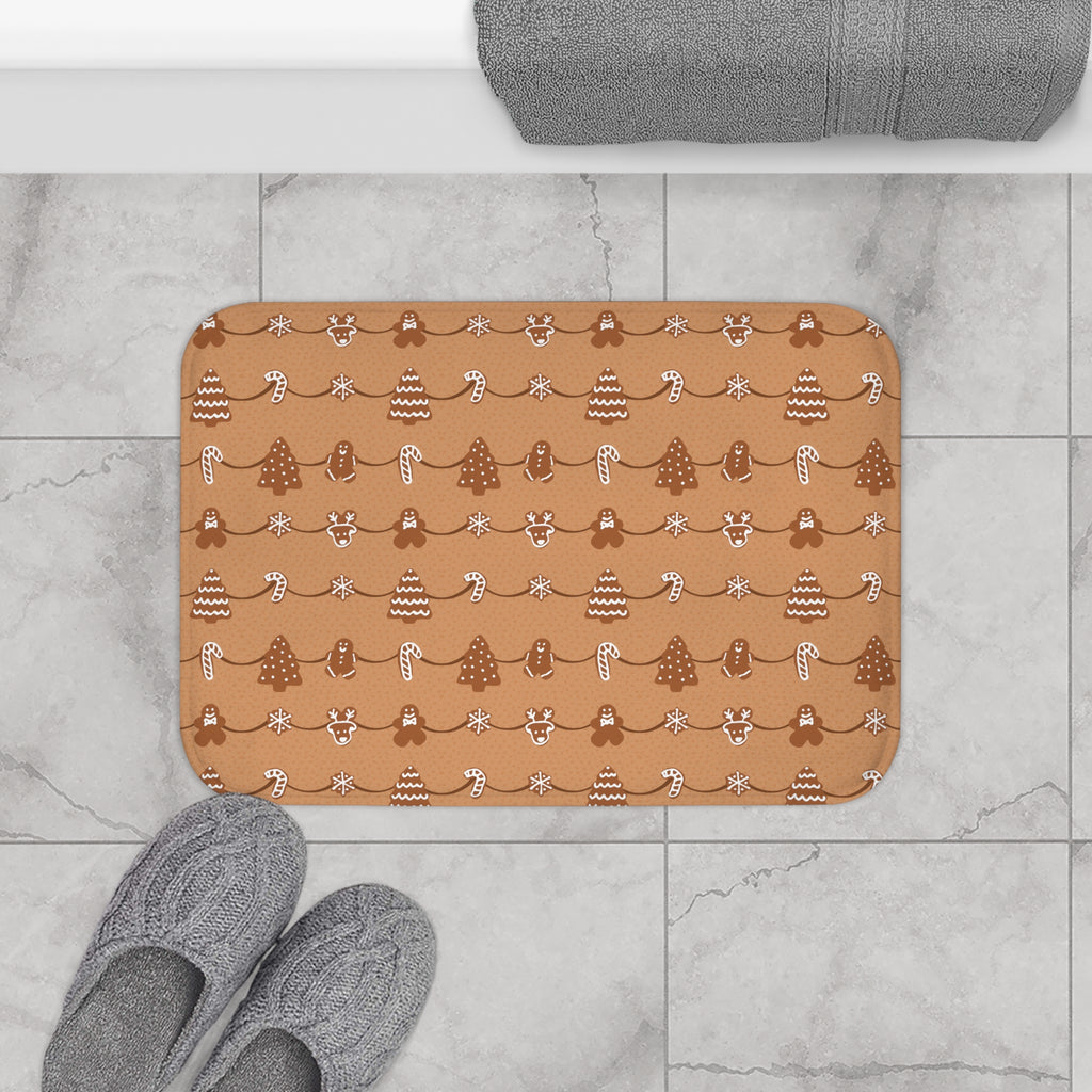 Bath Mat - Gingerbread Cookies