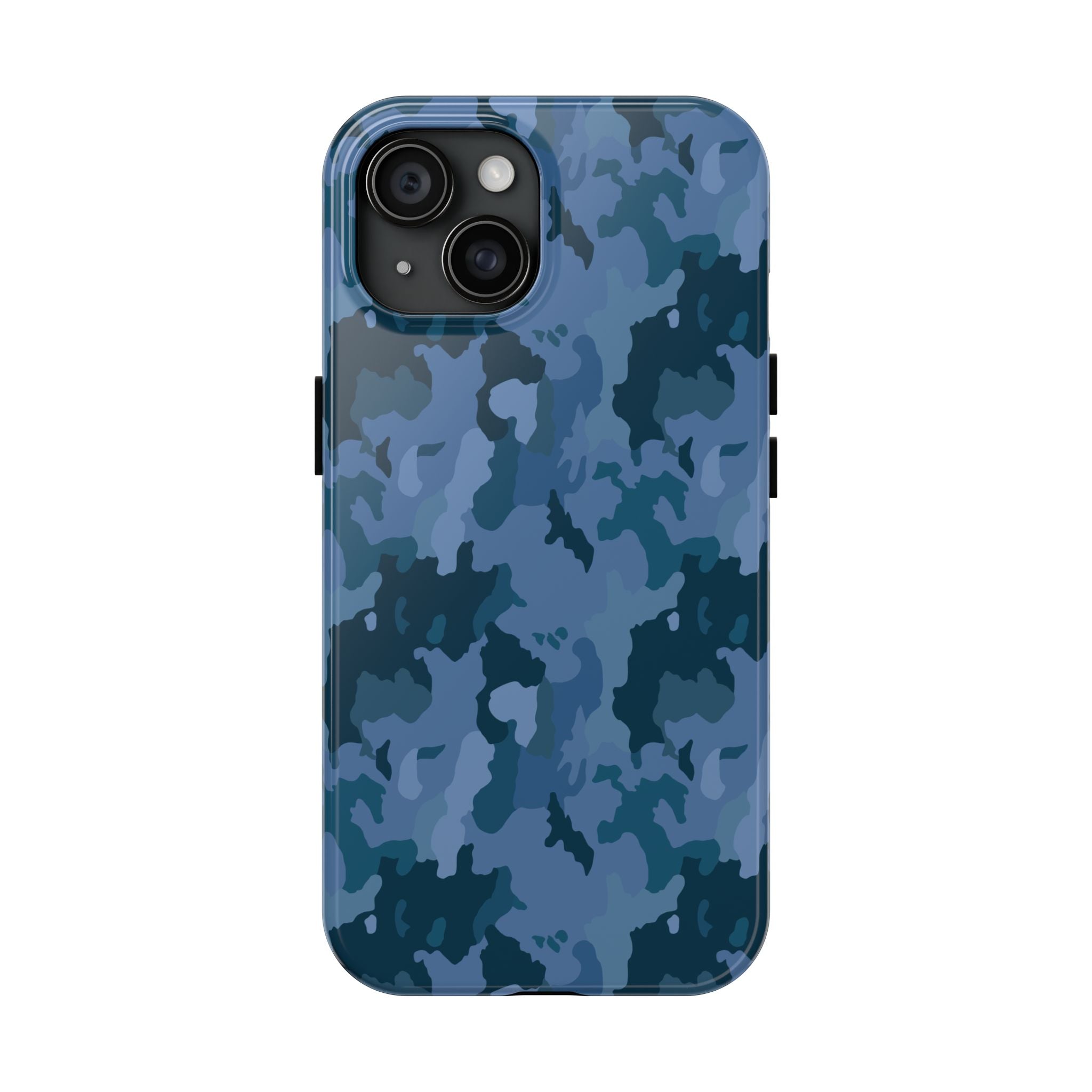 Tough Phone Cases - Blue Camo