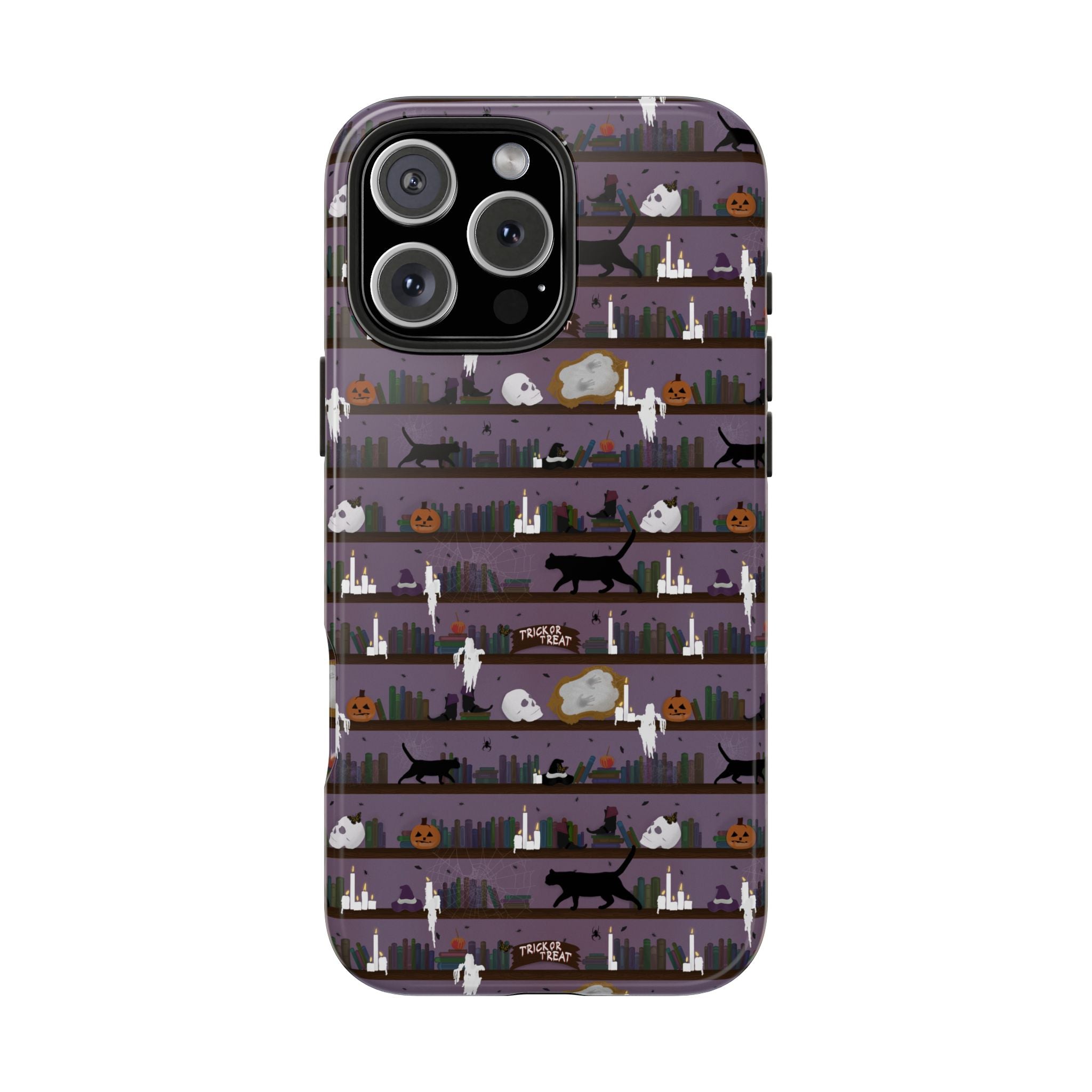 Tough Phone Cases - Spooky Bookcase