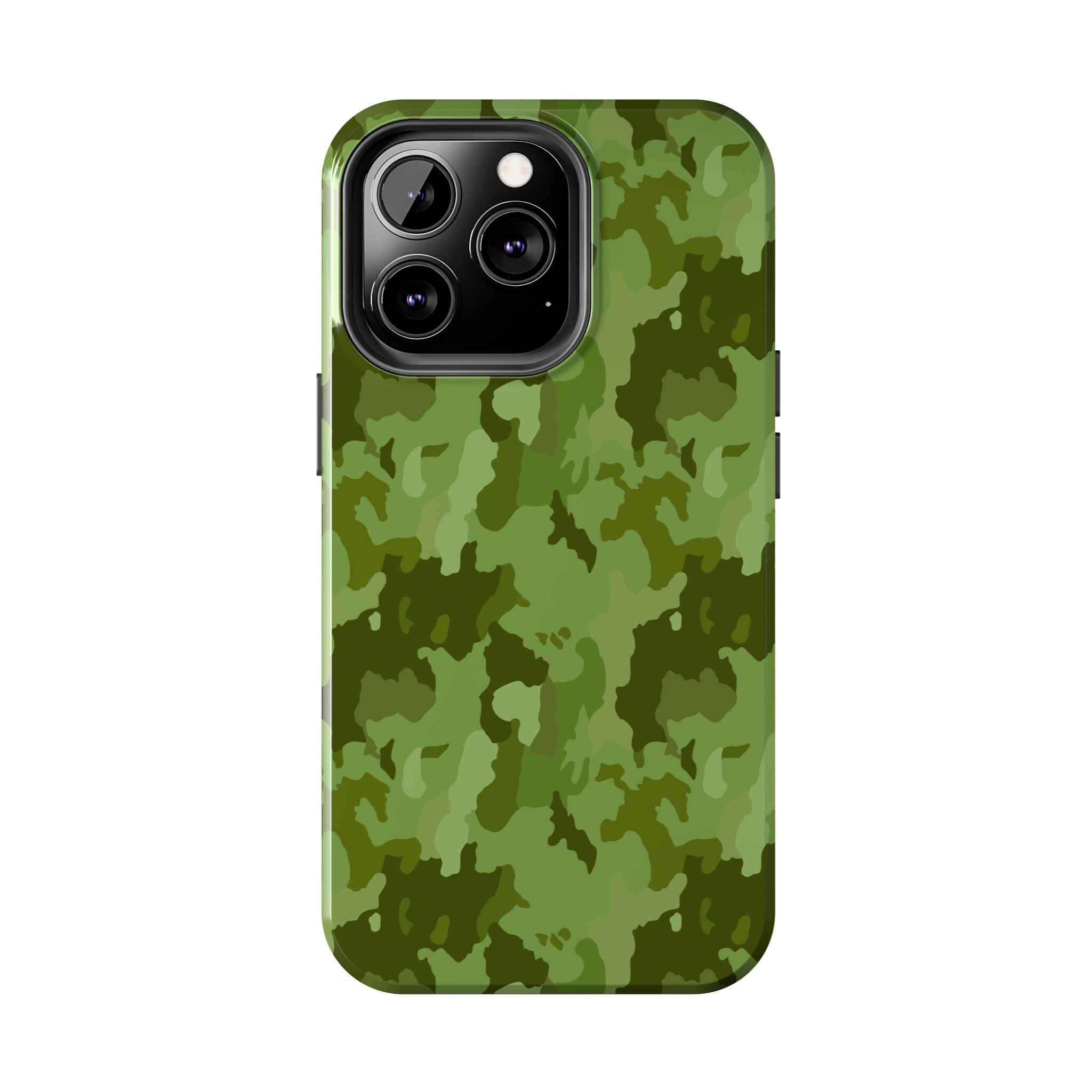 Tough Phone Cases - Green Camo