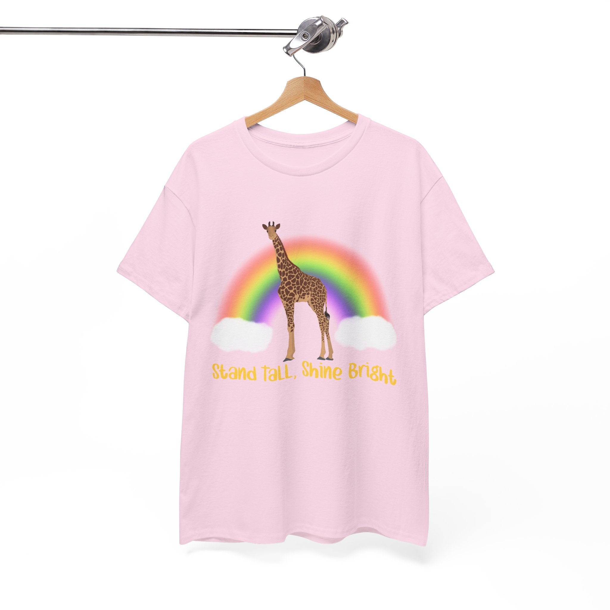 Unisex Heavy Cotton Tee - Stand Tall, Shine Bright