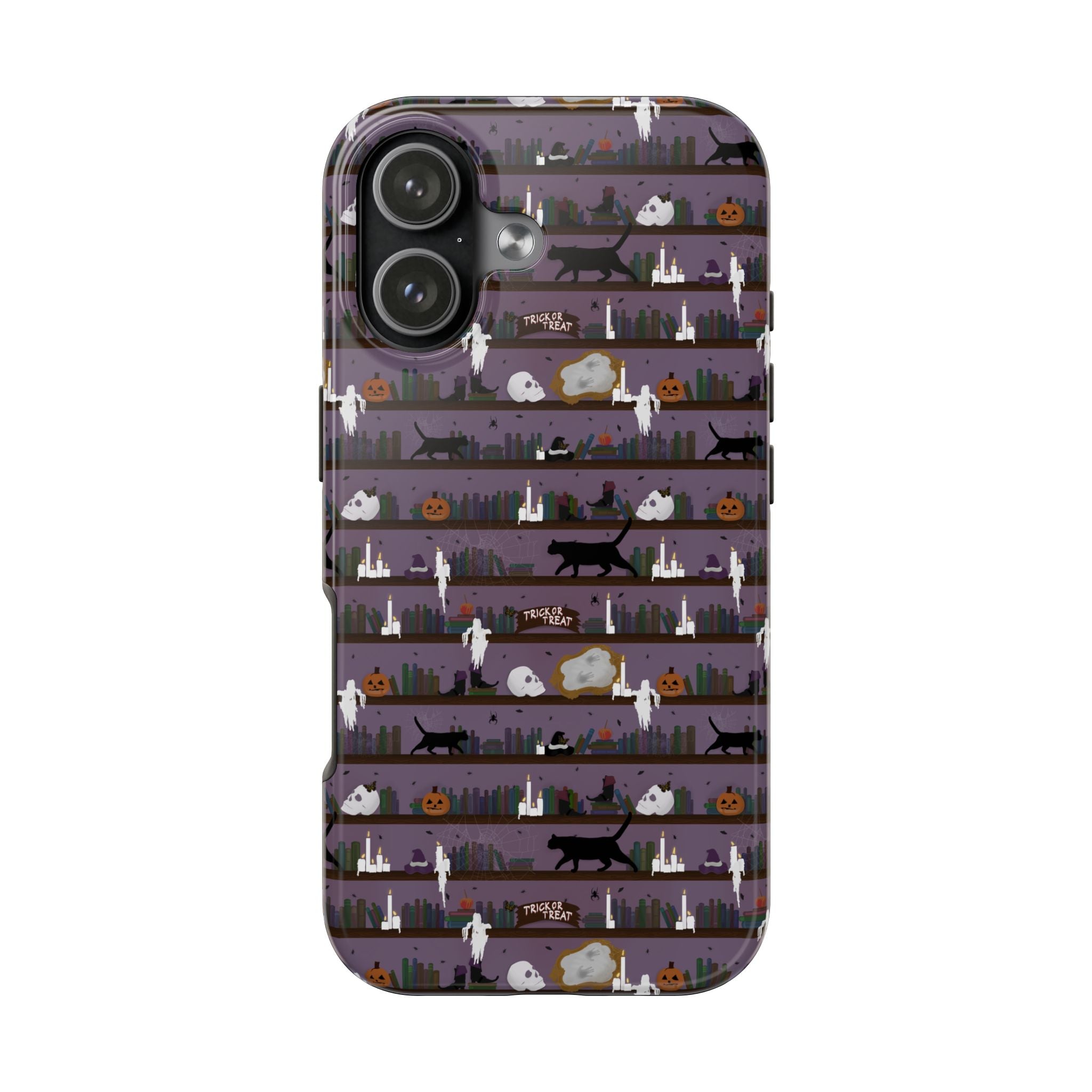 Tough Phone Cases - Spooky Bookcase