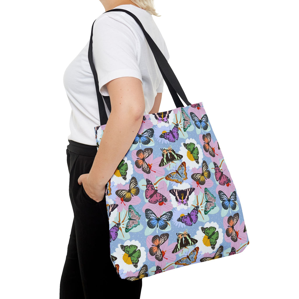 Tote Bag - Butterflies and Flowers