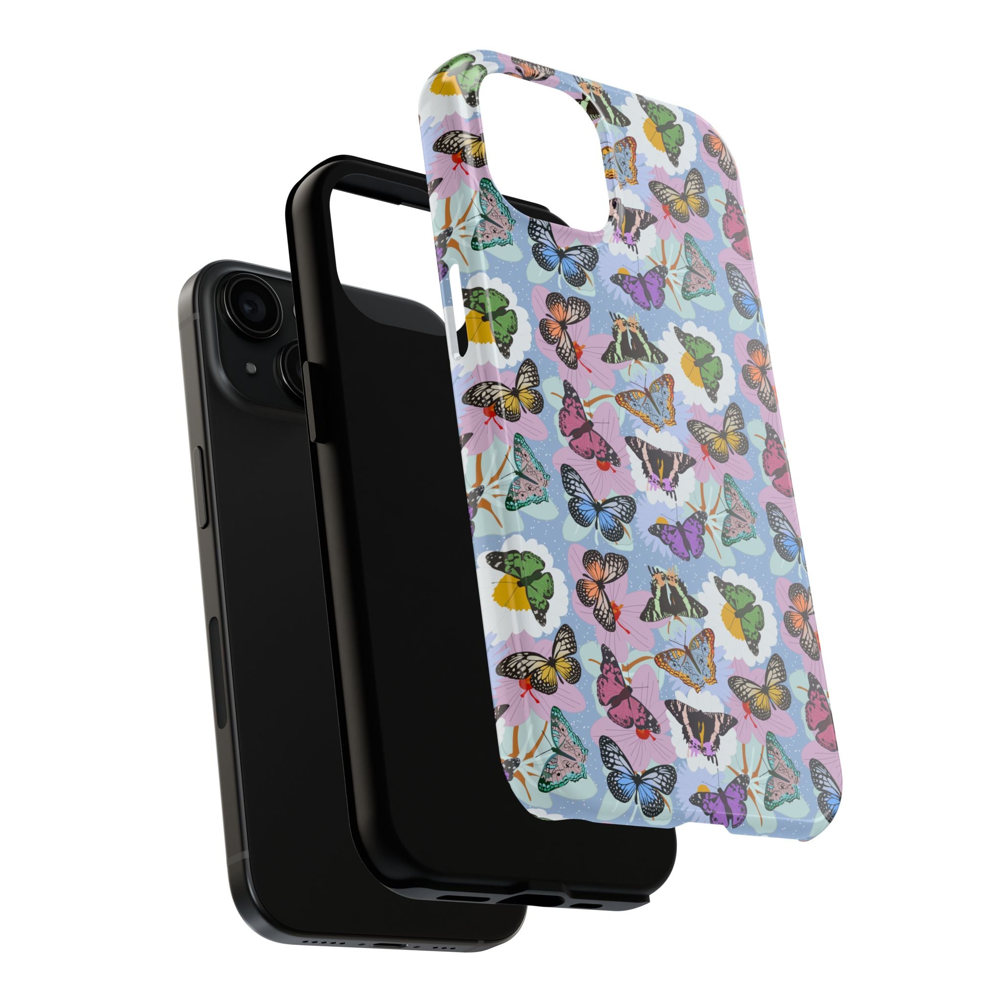 Tough Phone Cases - Butterflies and Flowers