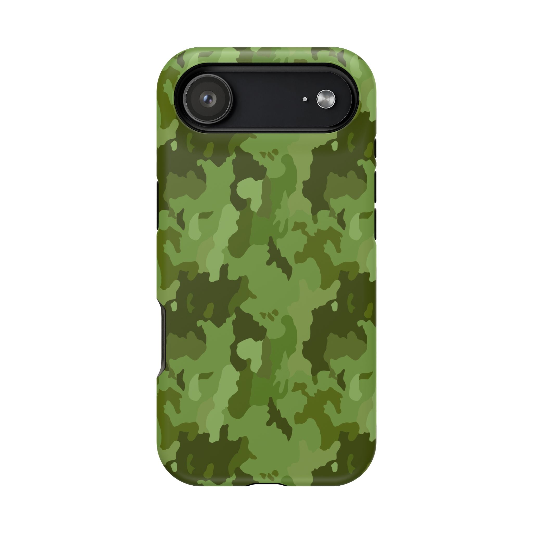 Magnetic Impact-Resistant Cases - Green Camo