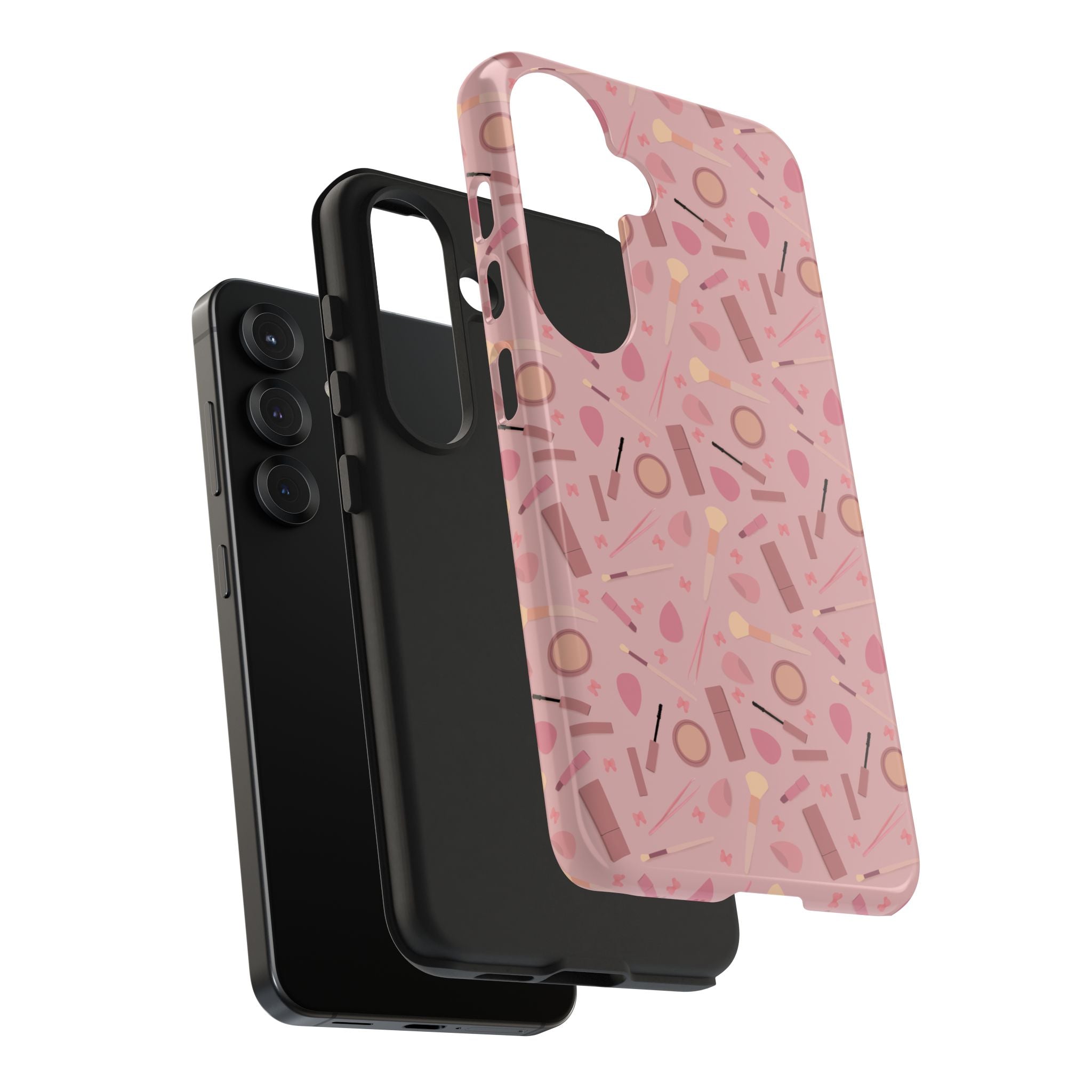 Phone Case - Pink Aesthetic Makeup Design