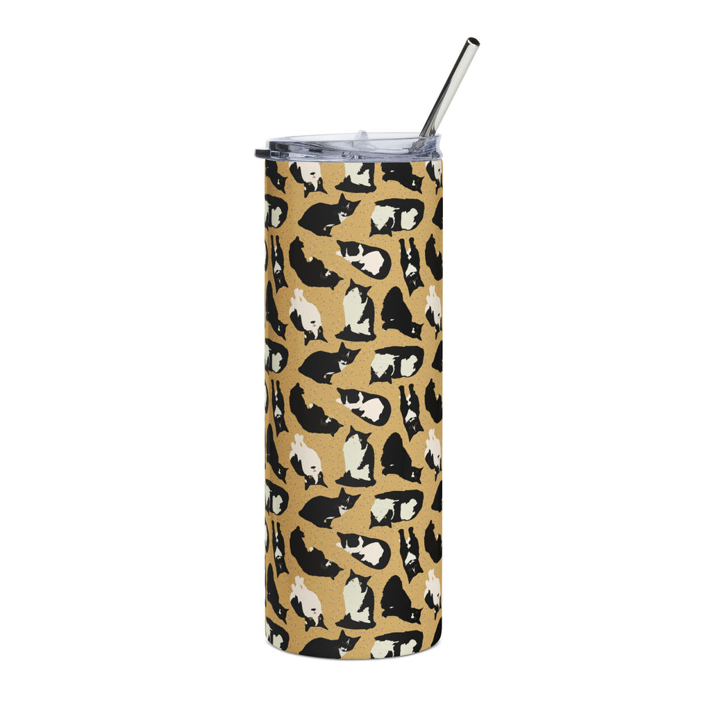 Stainless Steel Tumbler, 20oz - Cats