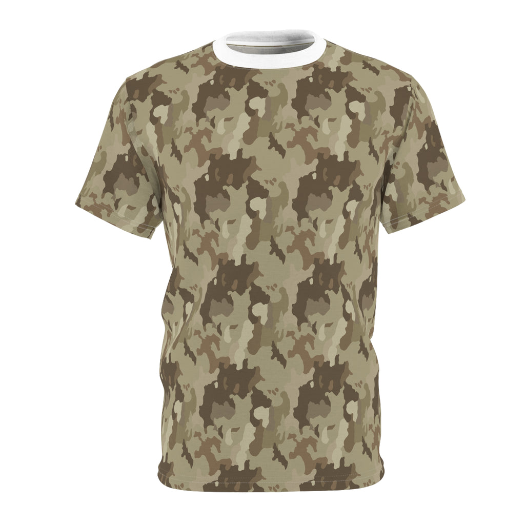 Unisex Cut & Sew Tee - Desert Camo
