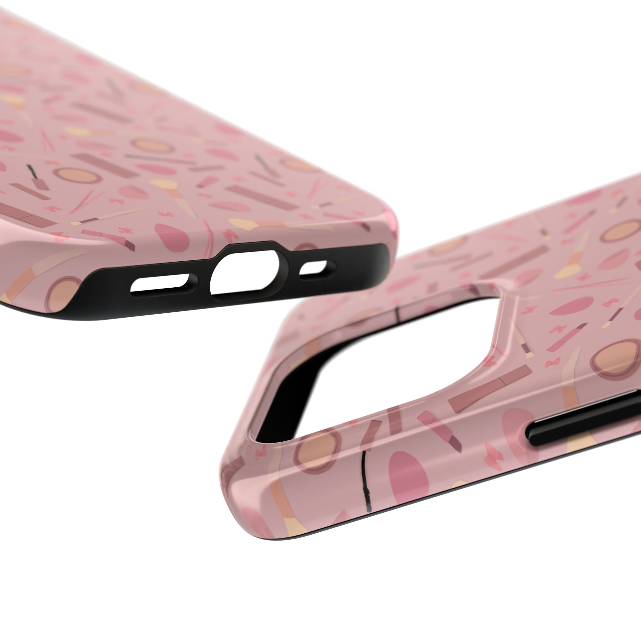 Phone Case - Pink Aesthetic Makeup Design