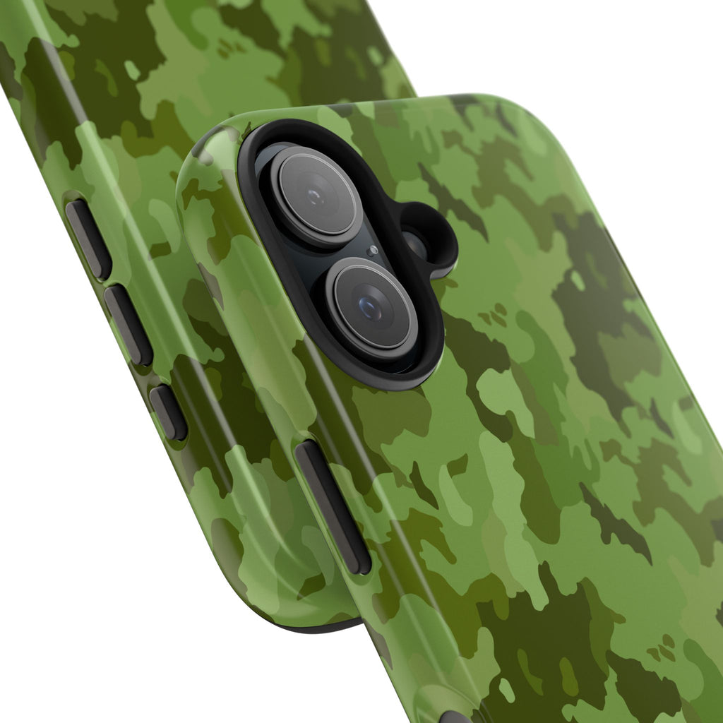 Tough Phone Cases - Green Camo