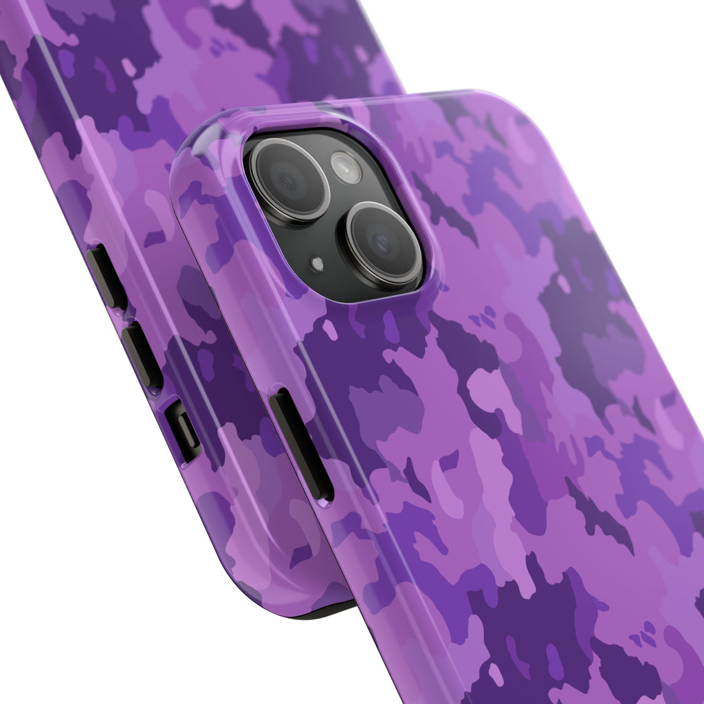 Tough Phone Cases - Purple Camo