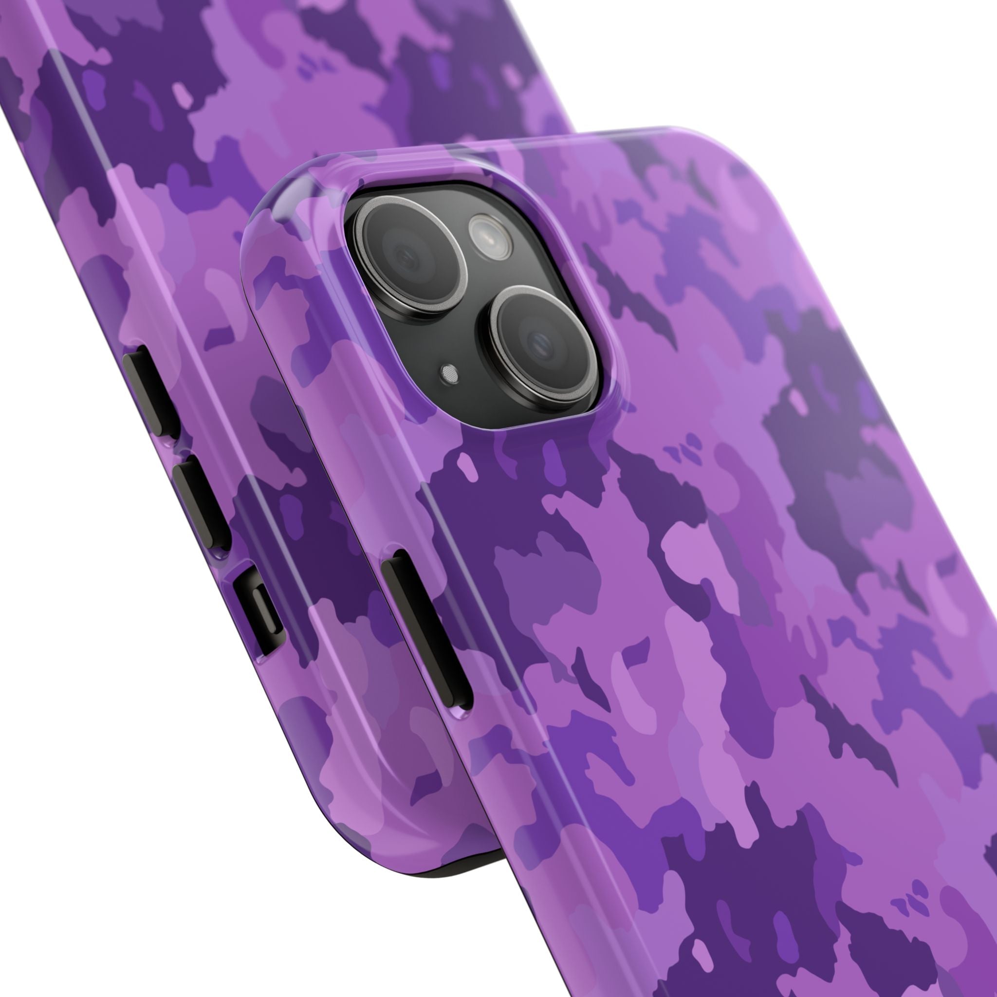 Tough Phone Cases - Purple Camo