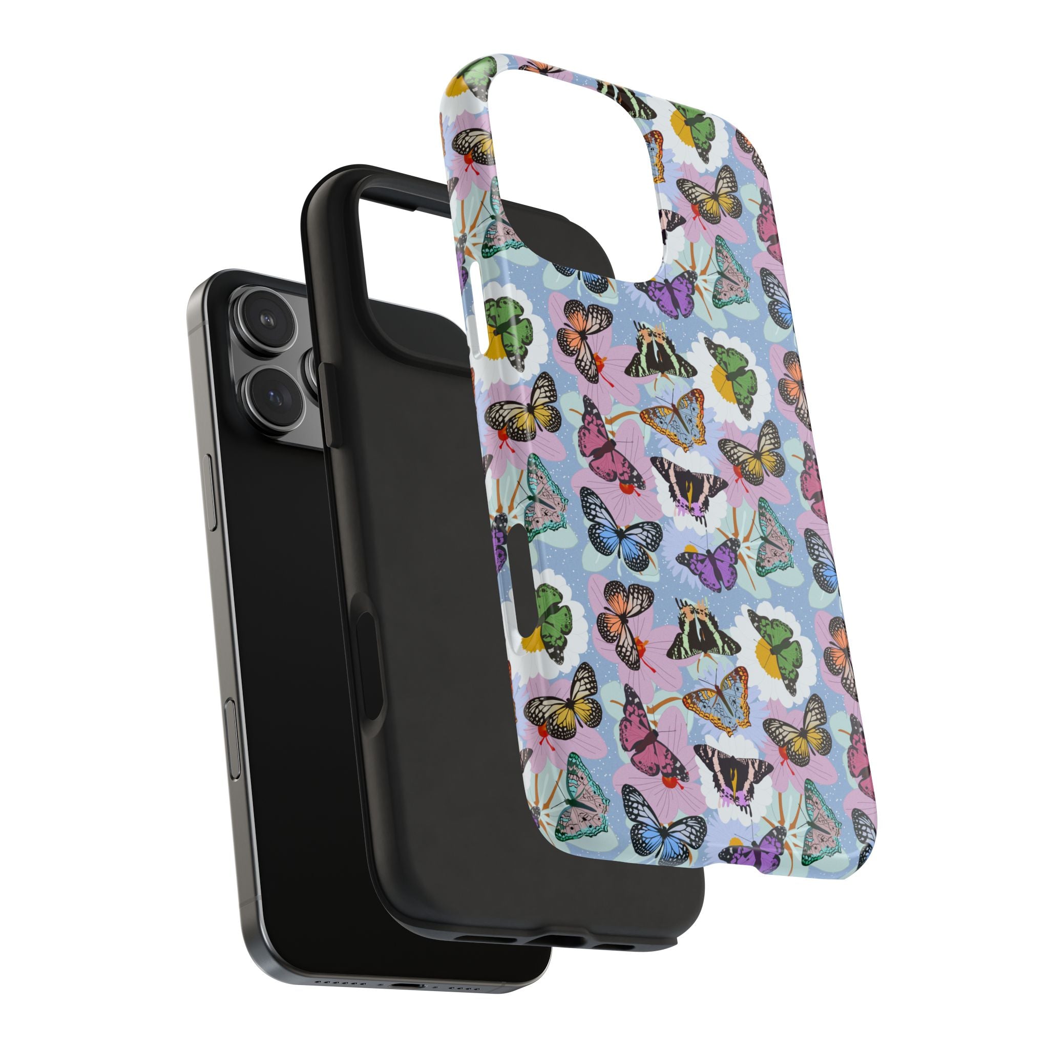 Tough Phone Cases - Butterflies and Flowers