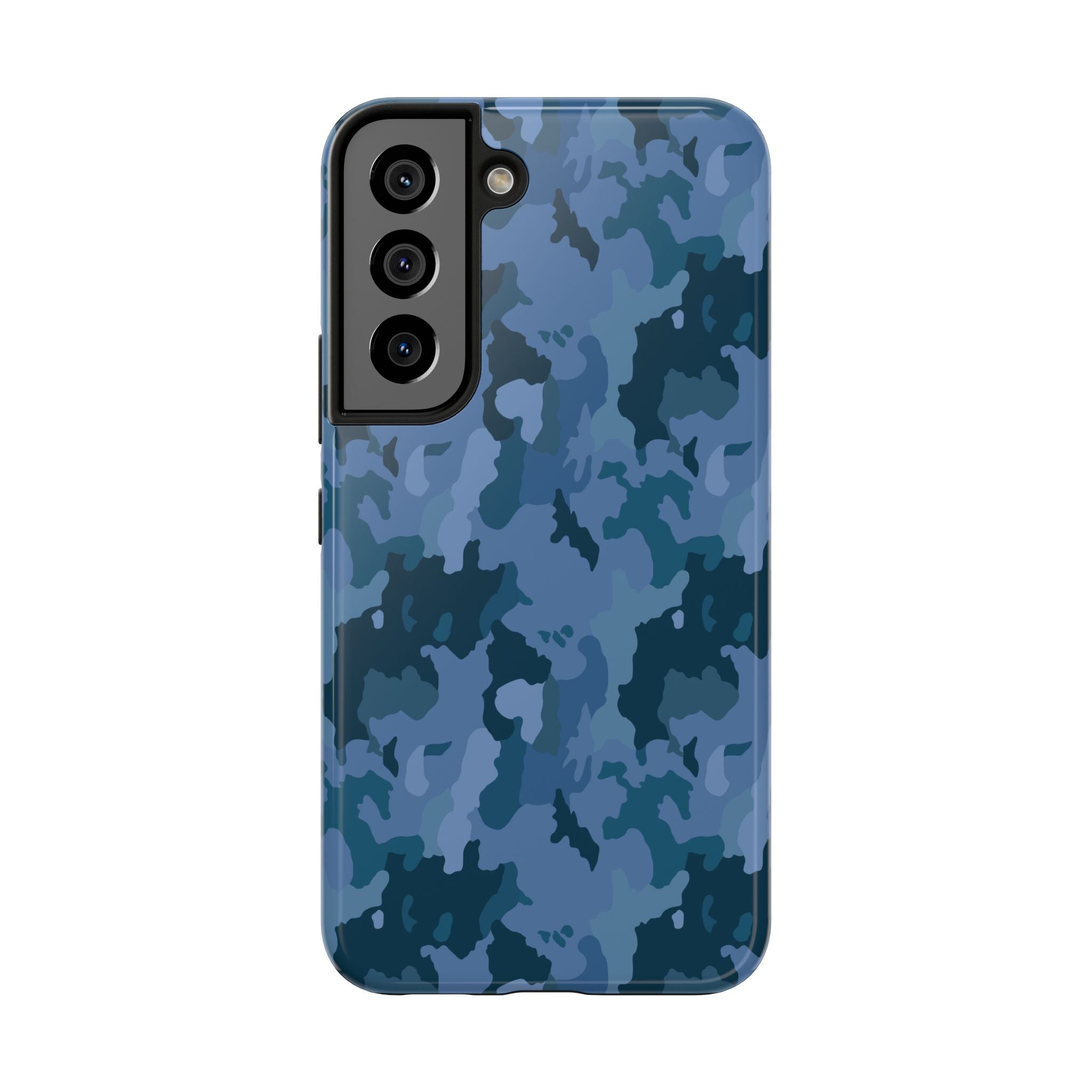 Tough Phone Cases - Blue Camo