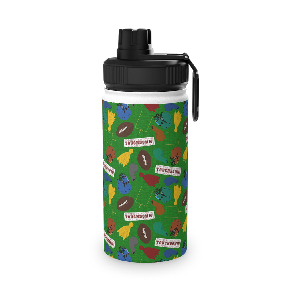 Stainless Steel Water Bottle, Sports Lid - Football