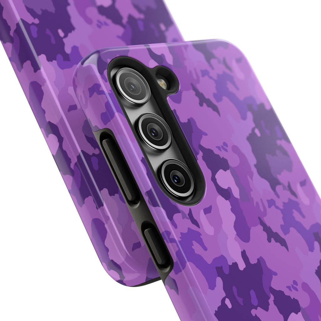 Tough Phone Cases - Purple Camo