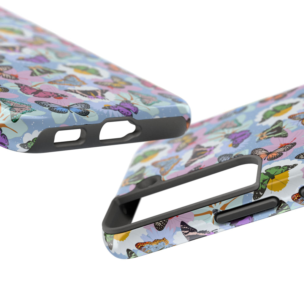 Tough Phone Cases - Butterflies and Flowers