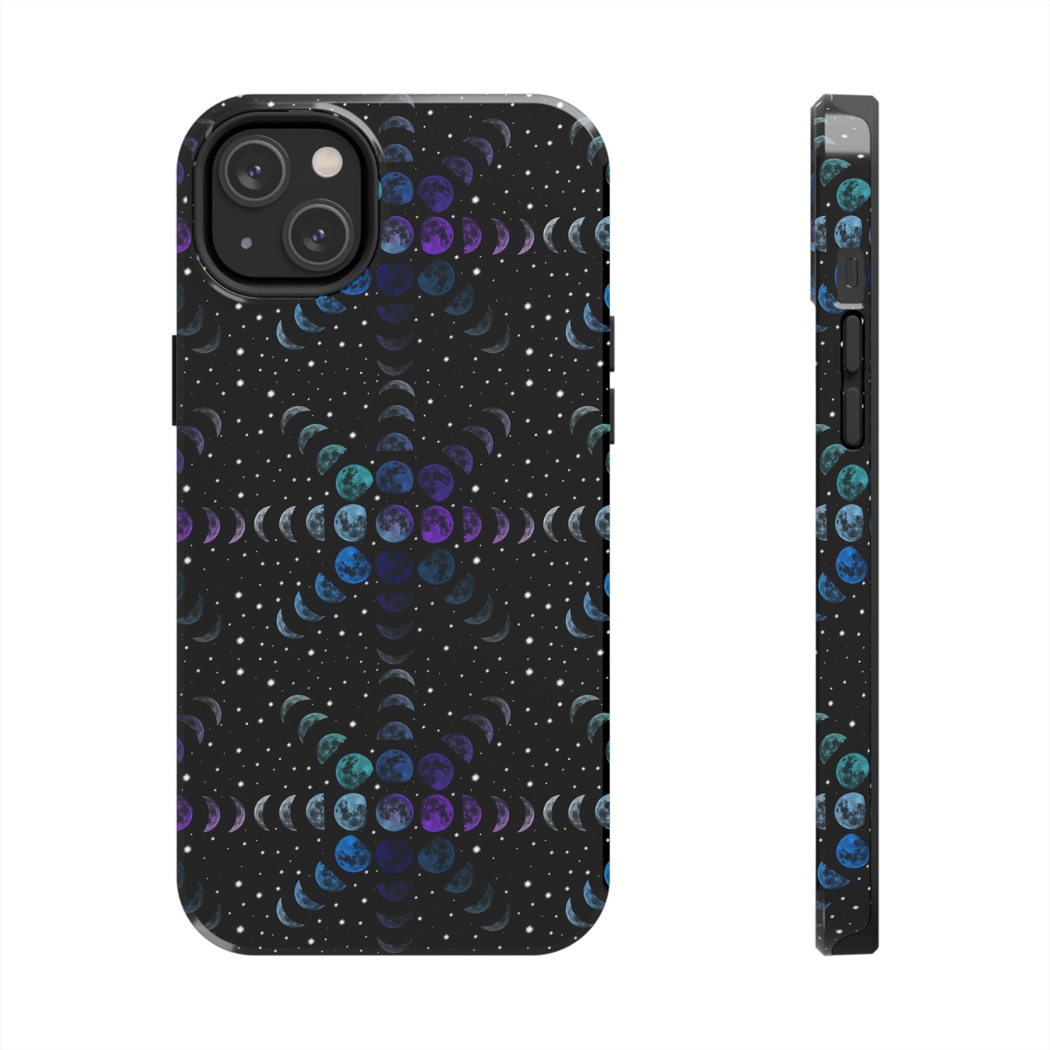 Tough Phone Cases - Multi-Colored Lunar Cycle