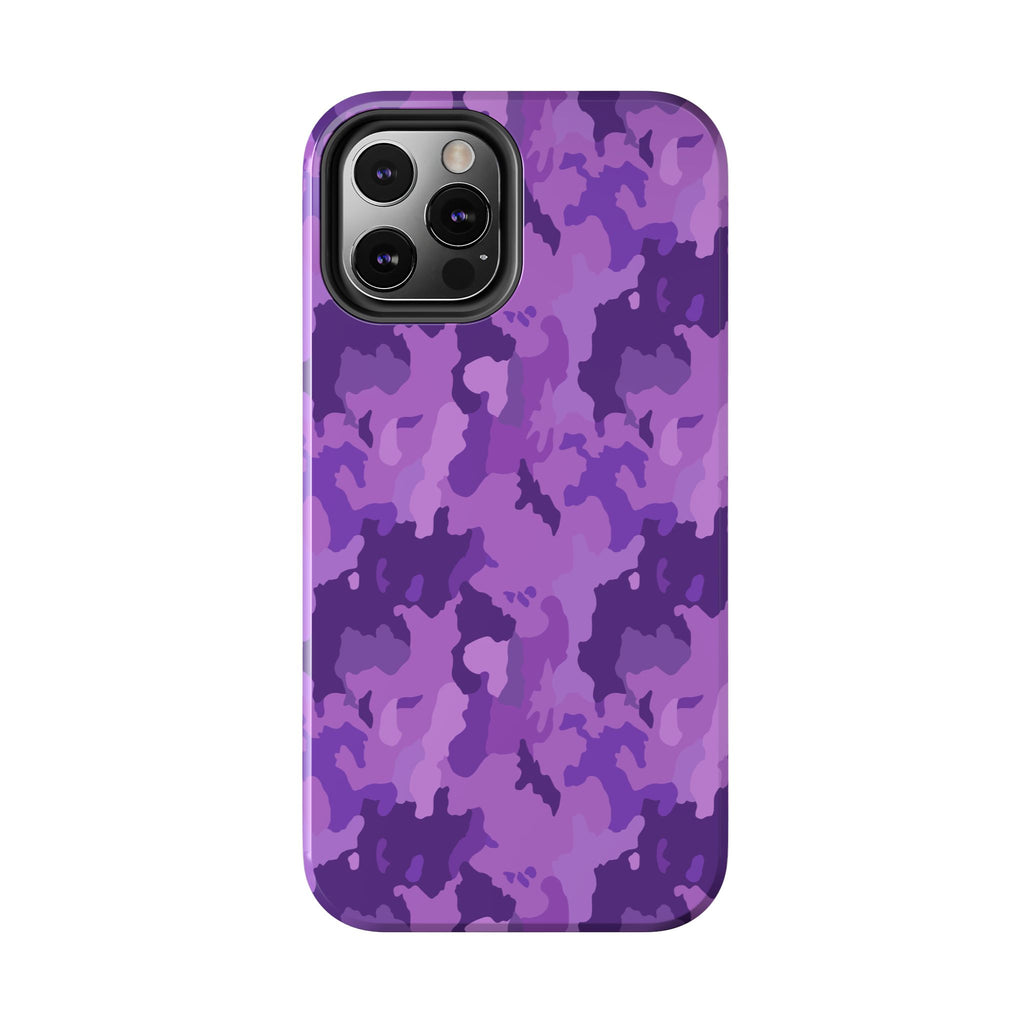Tough Phone Cases - Purple Camo