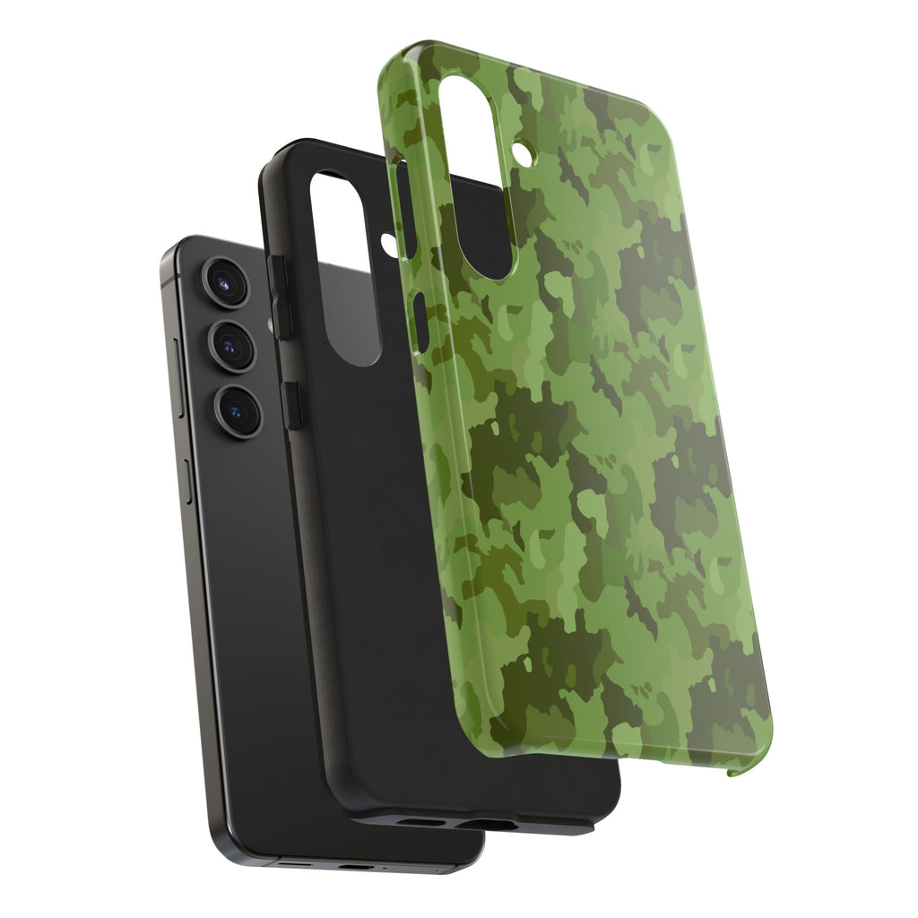 Tough Phone Cases - Green Camo