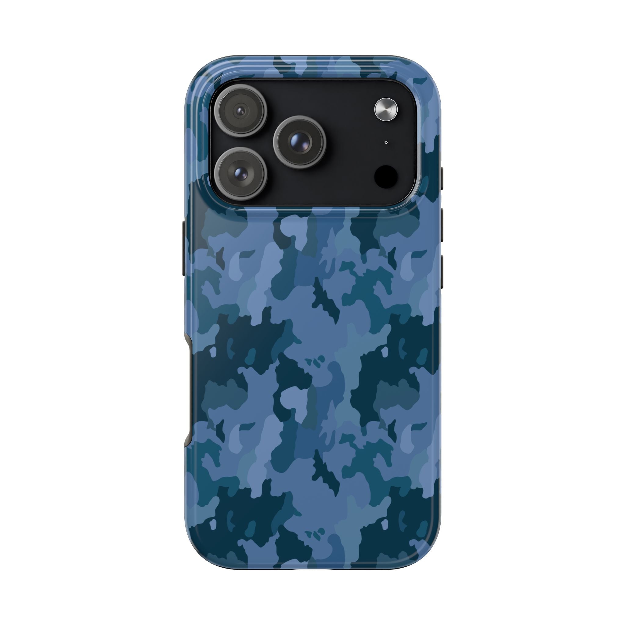 Tough Phone Cases - Blue Camo