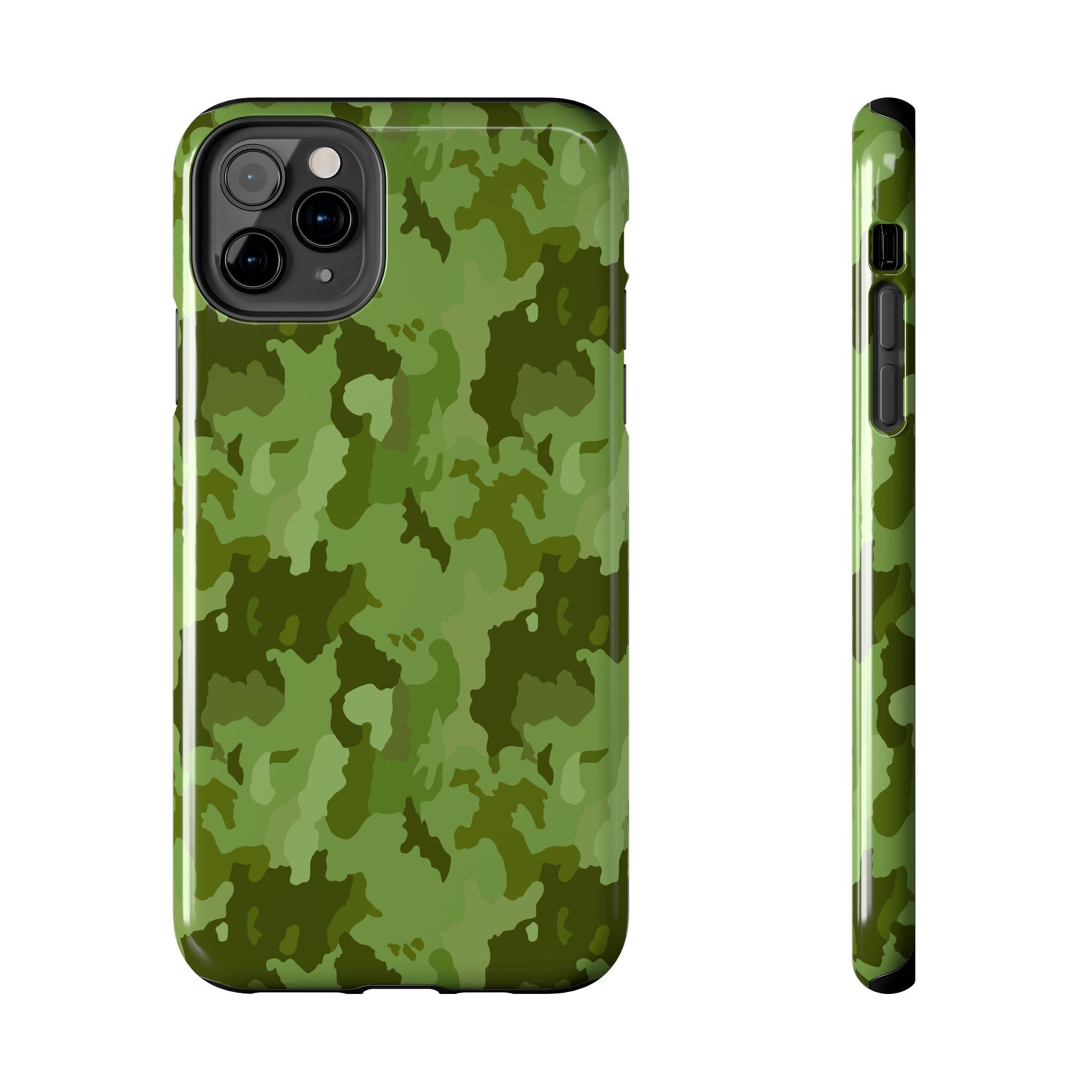Tough Phone Cases - Green Camo