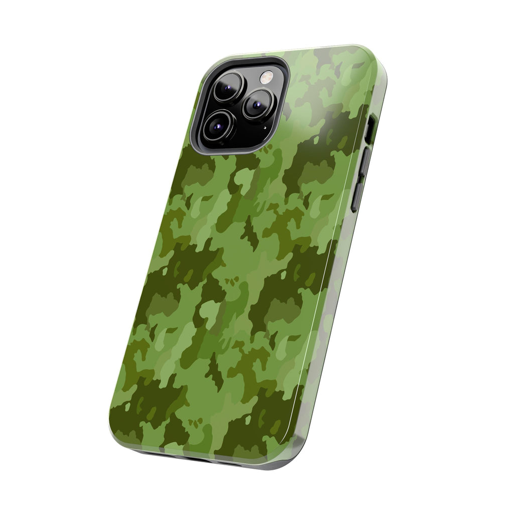 Tough Phone Cases - Green Camo