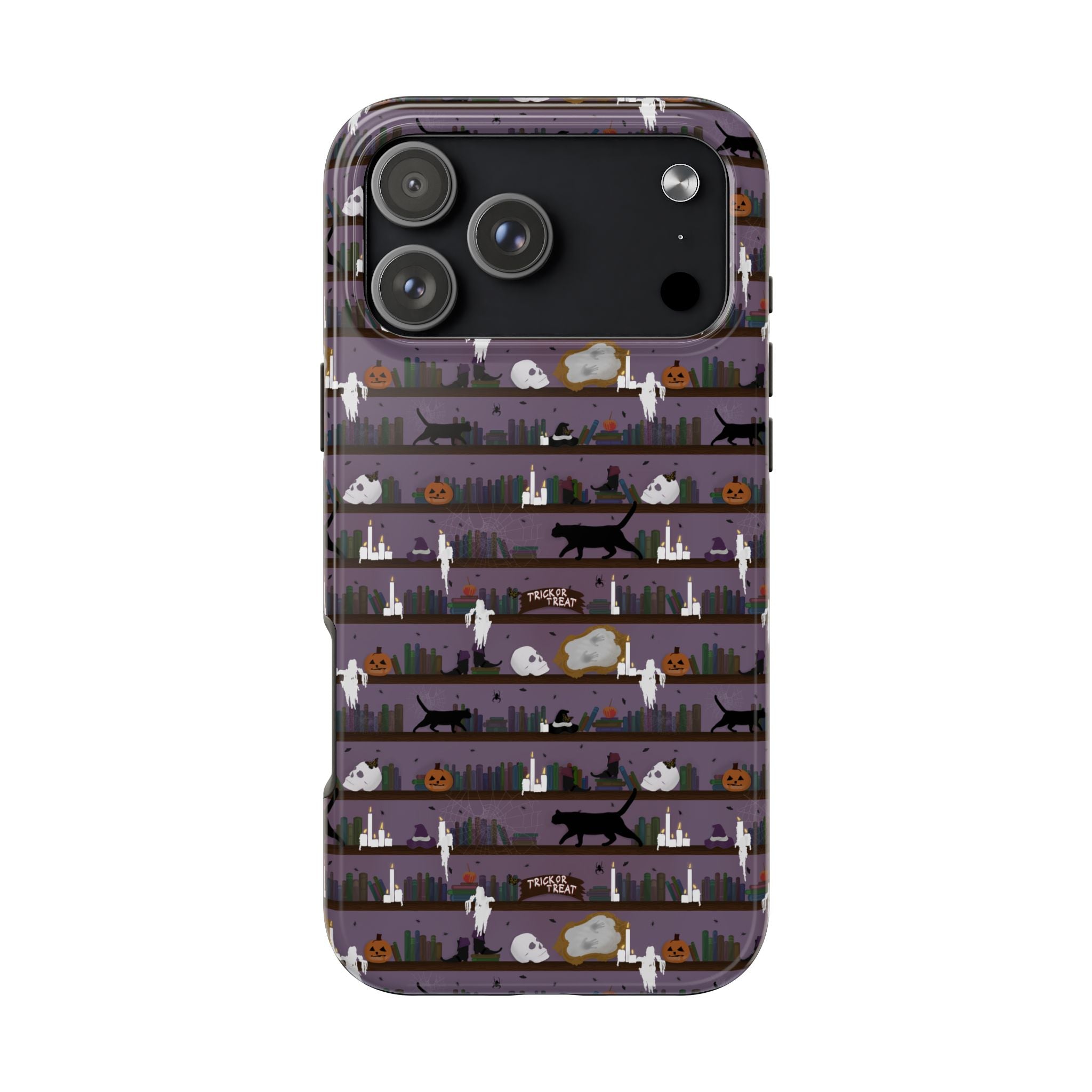Tough Phone Cases - Spooky Bookcase