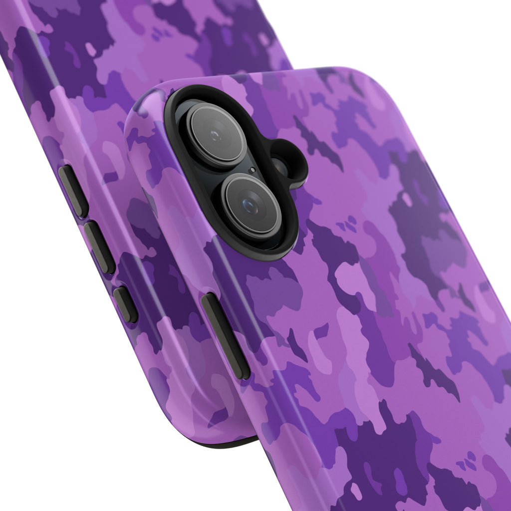 Tough Phone Cases - Purple Camo