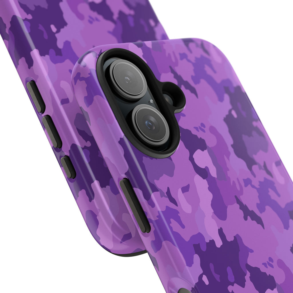 Tough Phone Cases - Purple Camo