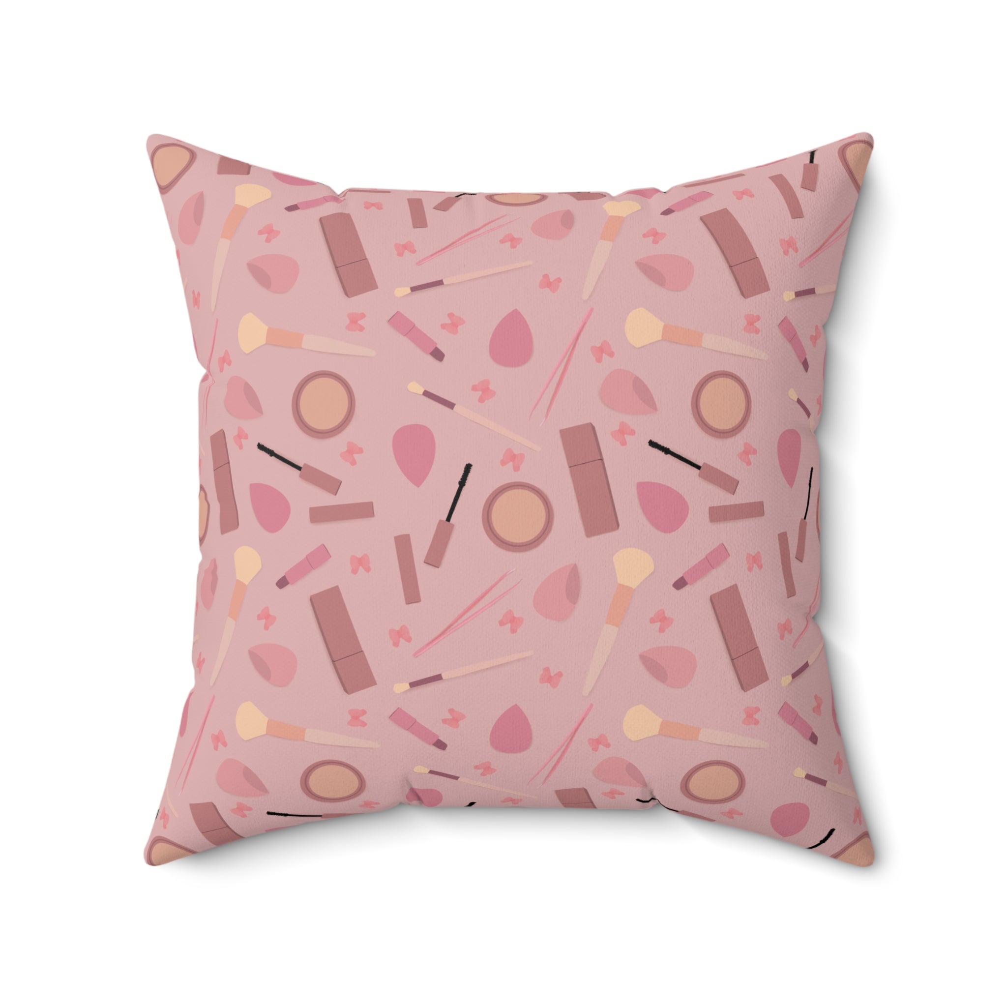 Spun Polyester Square Pillow - Make Up Collection