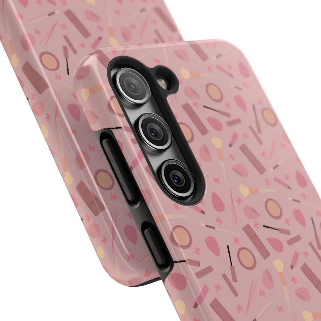 Phone Case - Pink Aesthetic Makeup Design