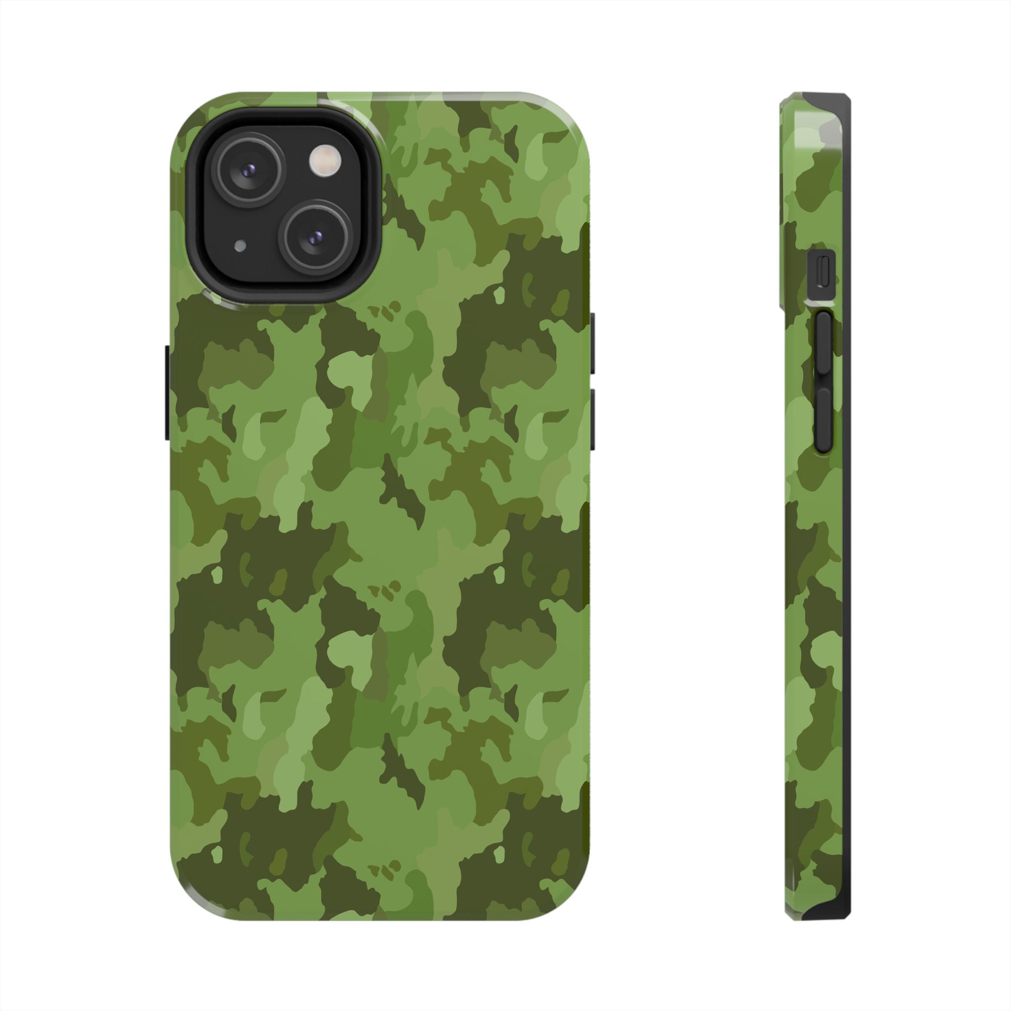Tough Phone Cases - Green Camo