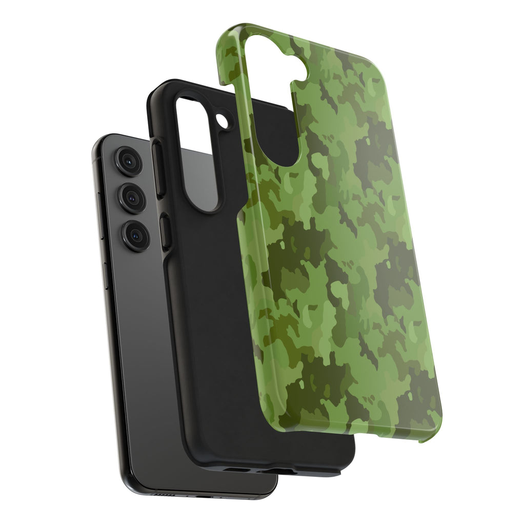 Tough Phone Cases - Green Camo