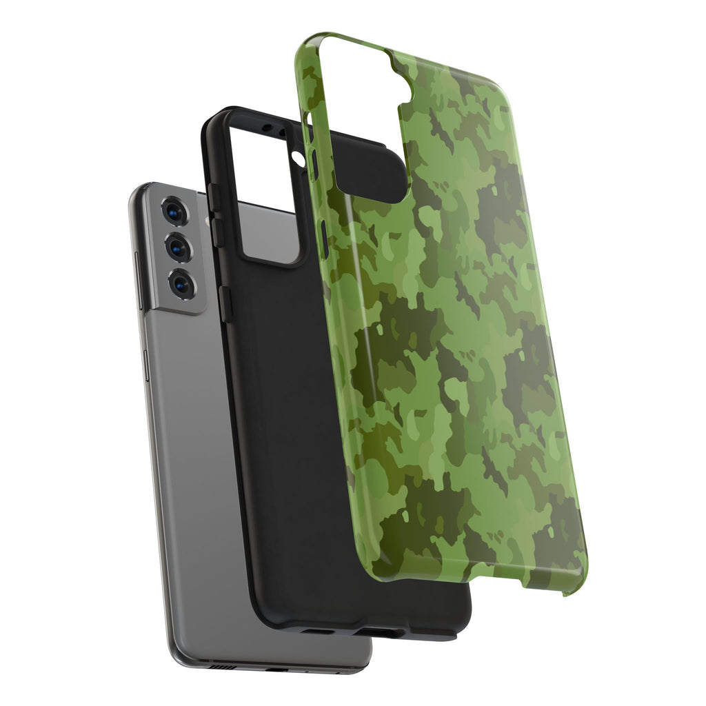 Tough Phone Cases - Green Camo