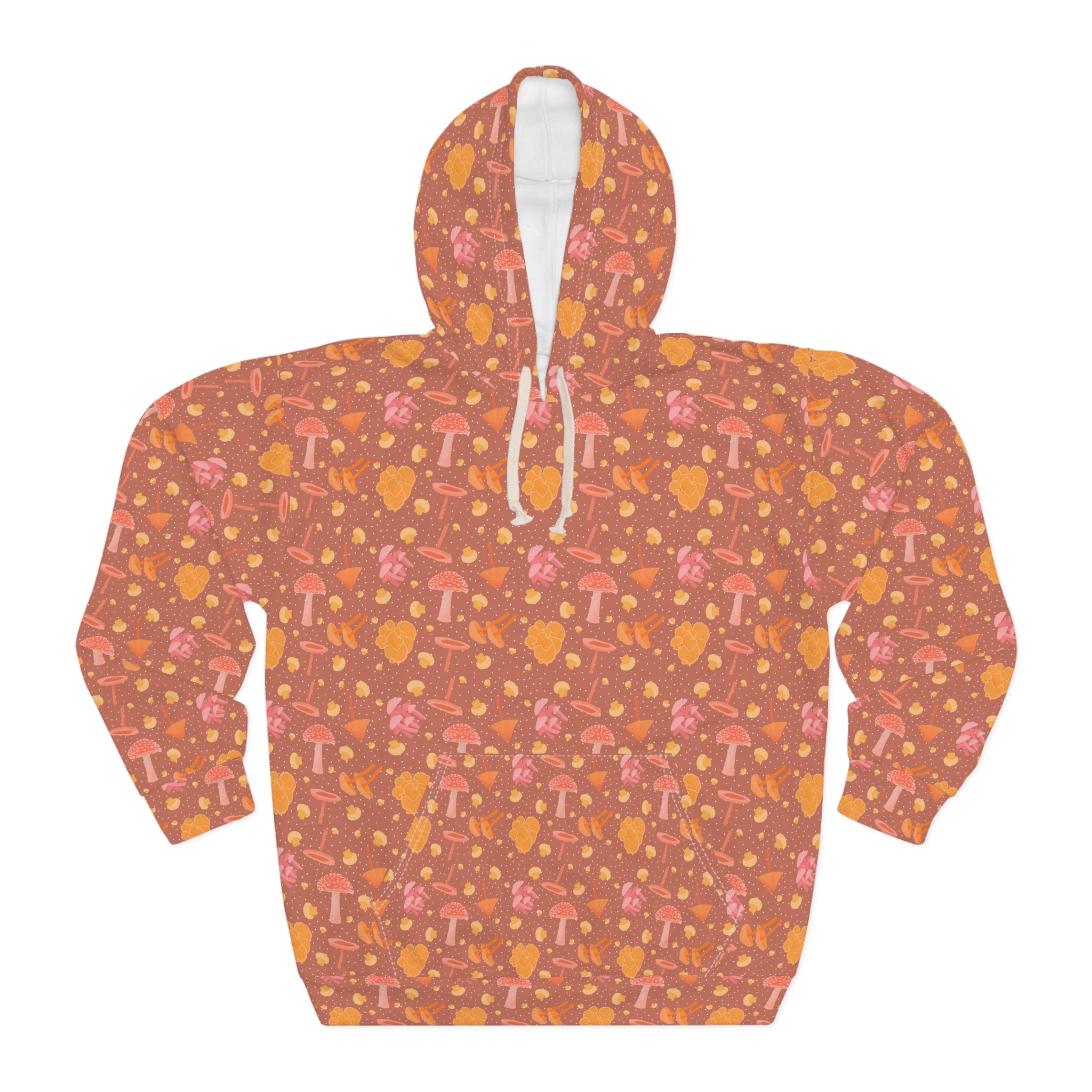 Unisex Pullover Hoodie - Mushroom Design