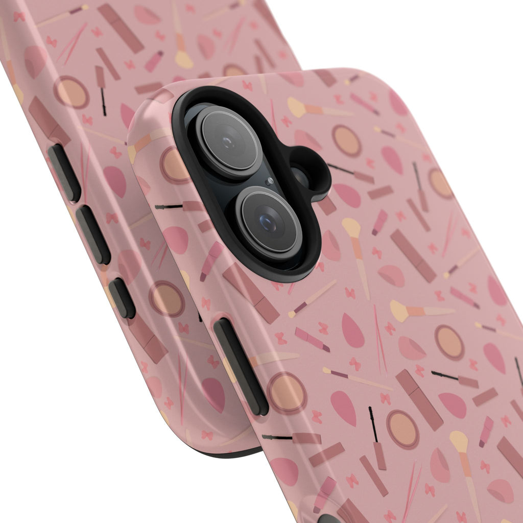 Phone Case - Pink Aesthetic Makeup Design
