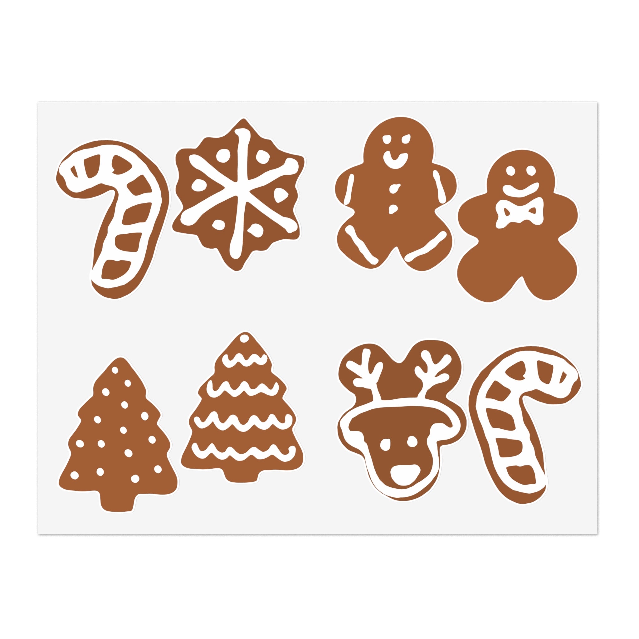 Sticker Sheet - Gingerbread Cookies