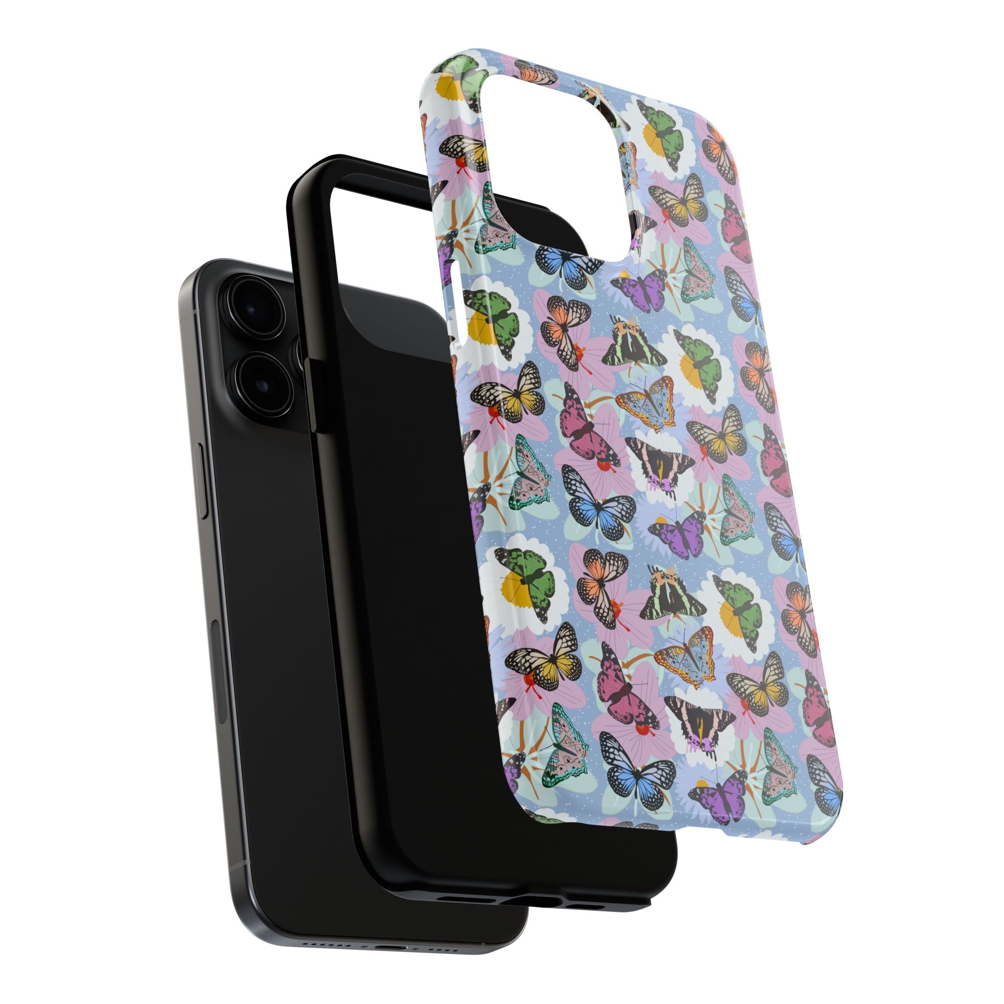 Tough Phone Cases - Butterflies and Flowers