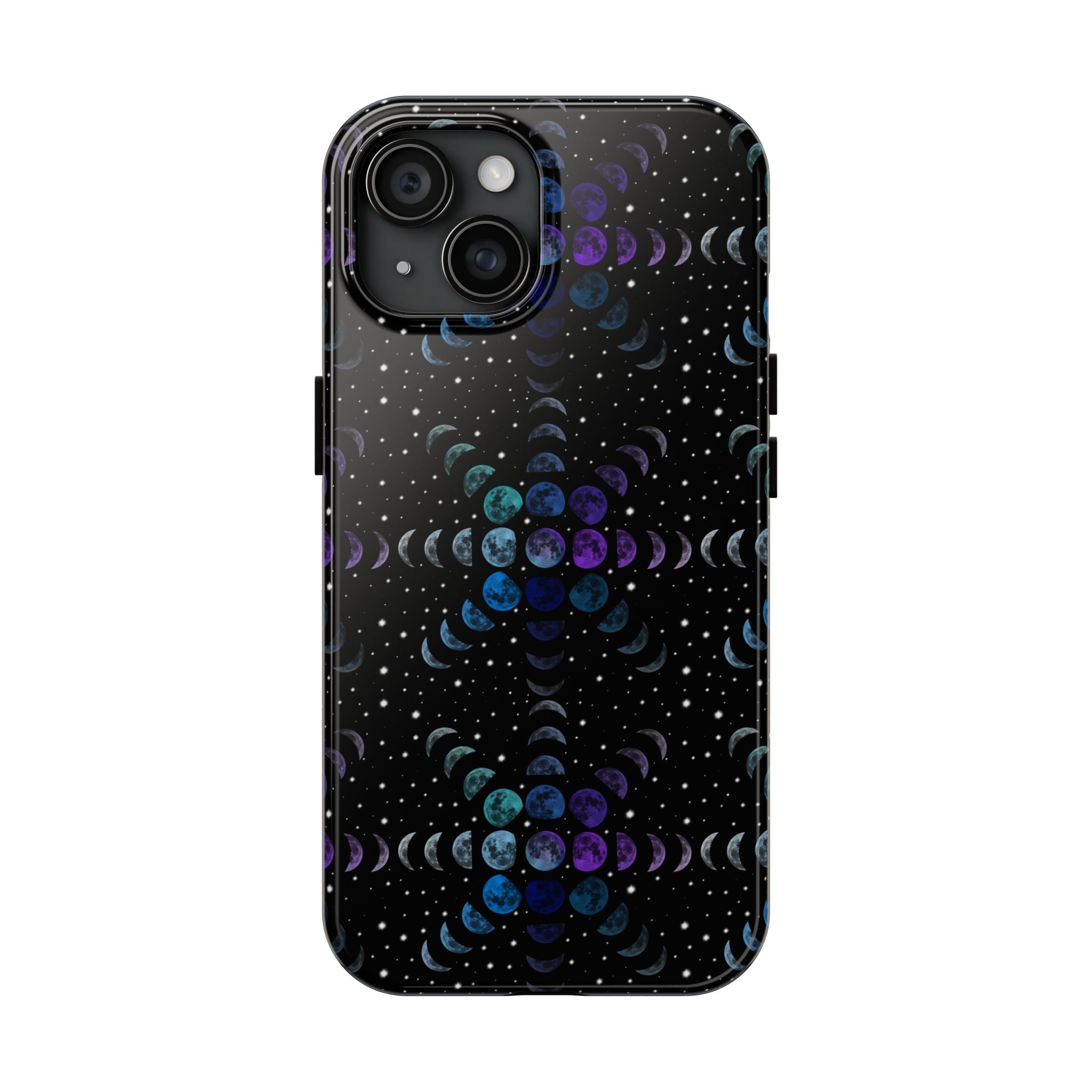 Tough Phone Cases - Multi-Colored Lunar Cycle