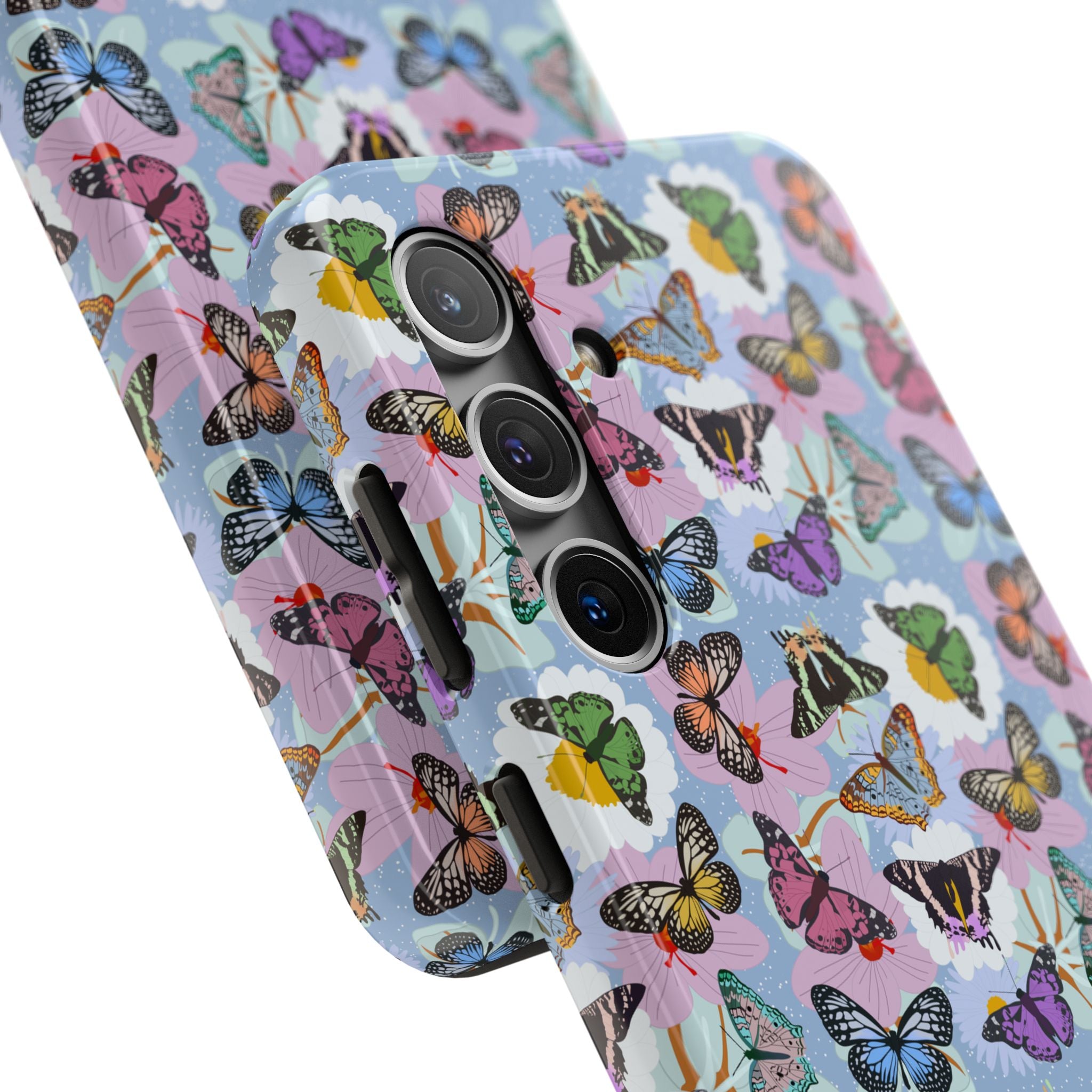 Tough Phone Cases - Butterflies and Flowers