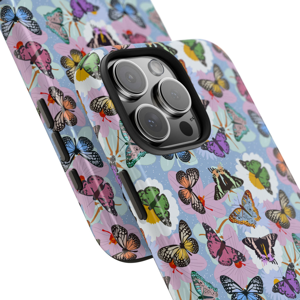 Tough Phone Cases - Butterflies and Flowers