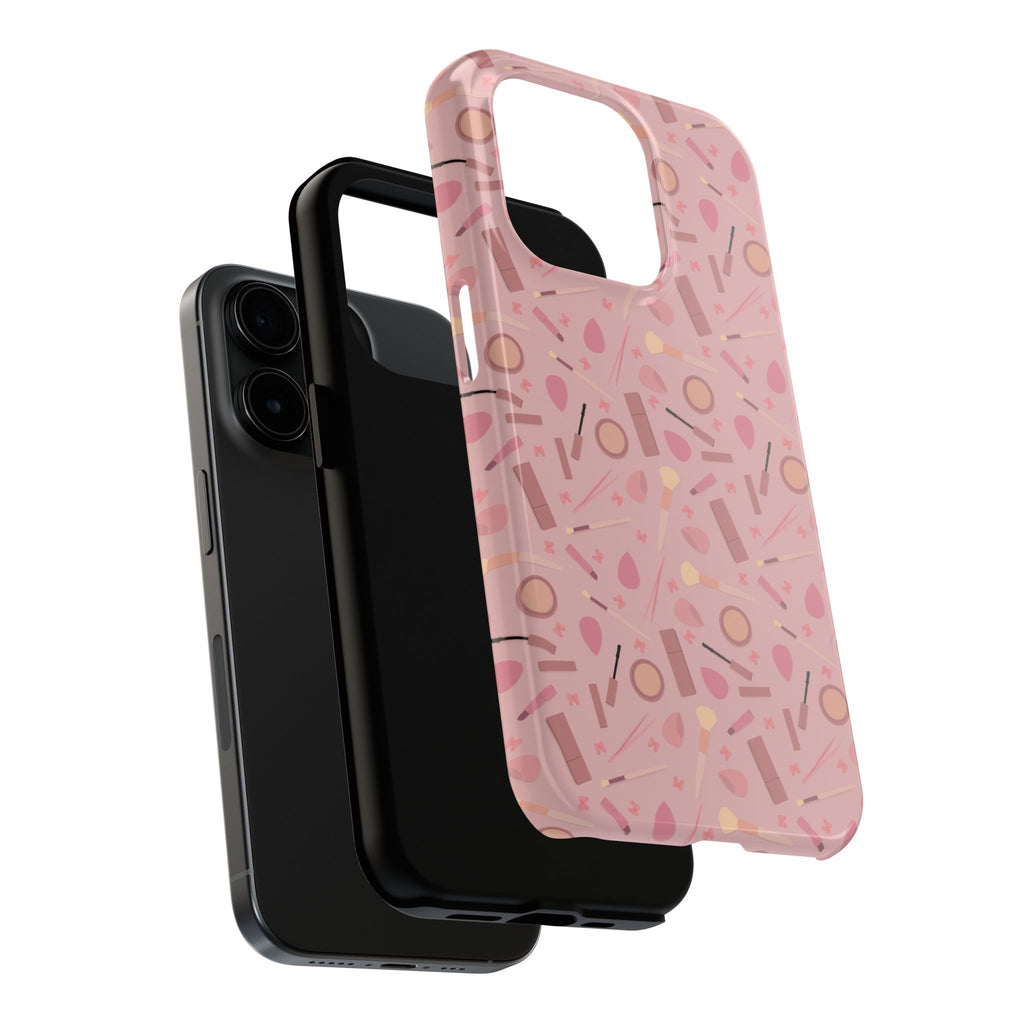 Phone Case - Pink Aesthetic Makeup Design