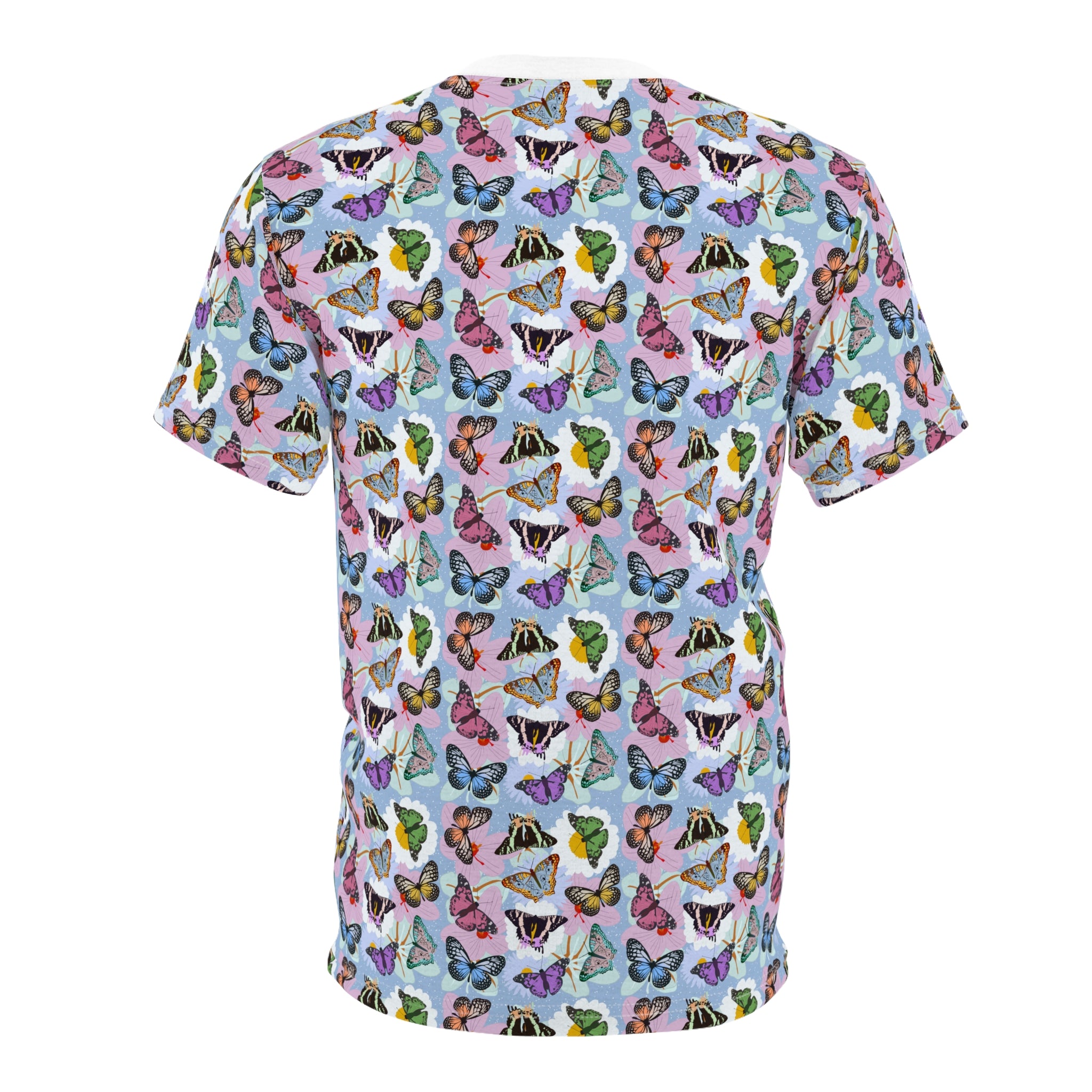 Unisex Cut & Sew Tee - Butterflies