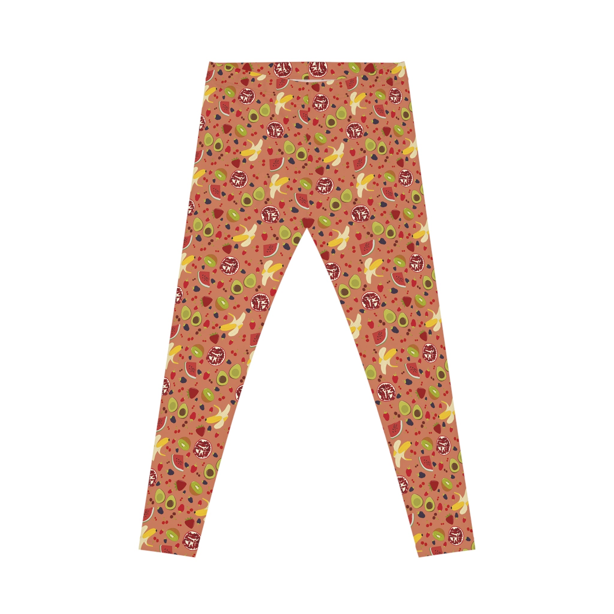 Women's Casual Leggings - Fruits