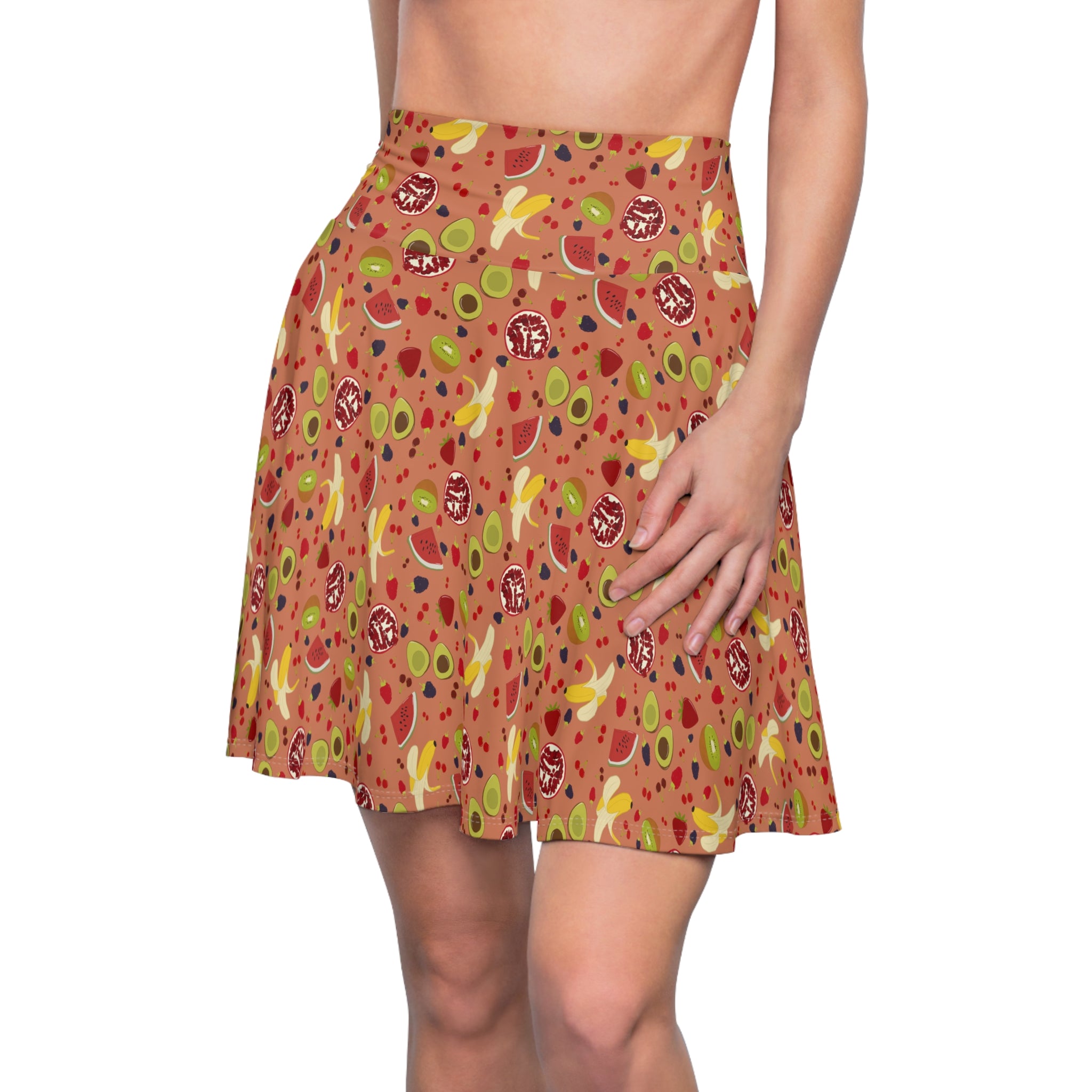 Women's Skater Skirt - Fruit Aesthetic