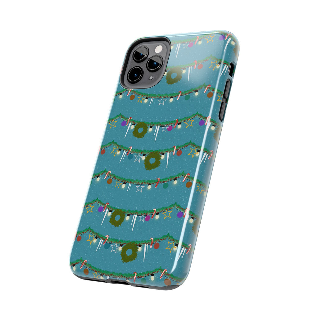 Tough Phone Cases - Christmas Garland