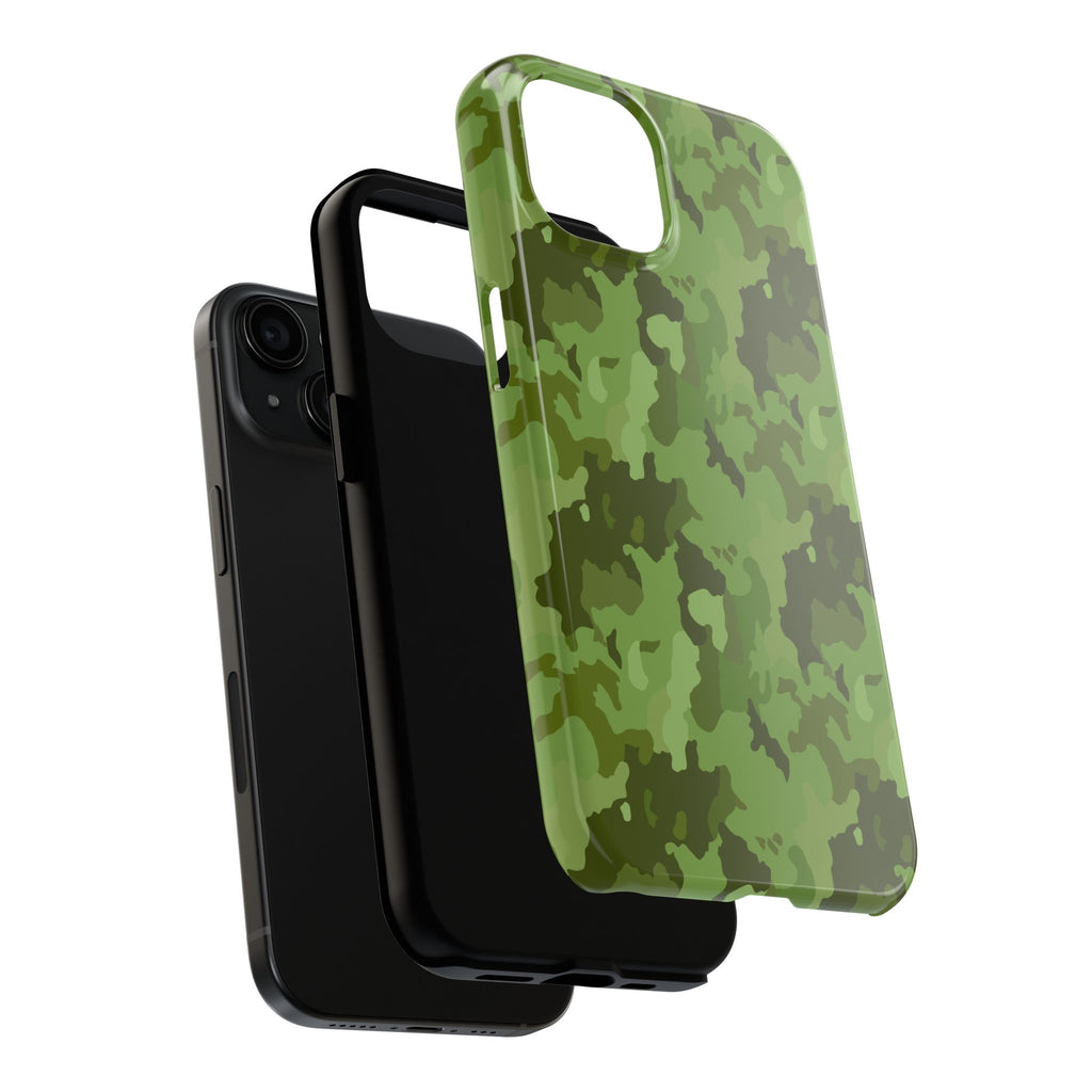 Tough Phone Cases - Green Camo