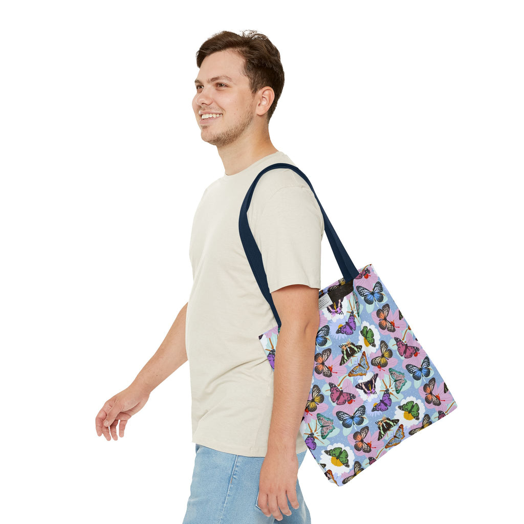 Tote Bag - Butterflies and Flowers